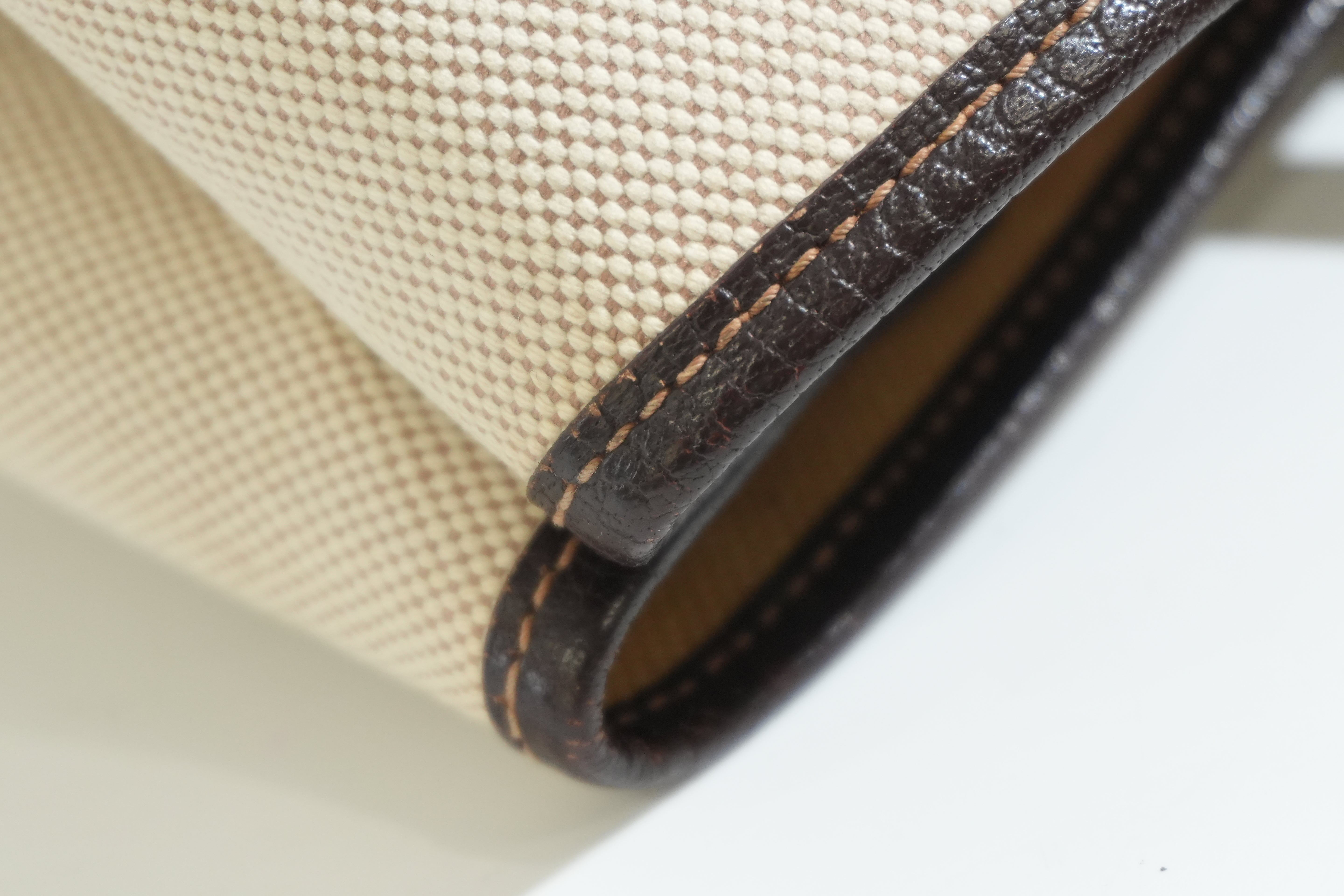Pre-owned Hermes Garden Party Tote Bag Brown and Beige