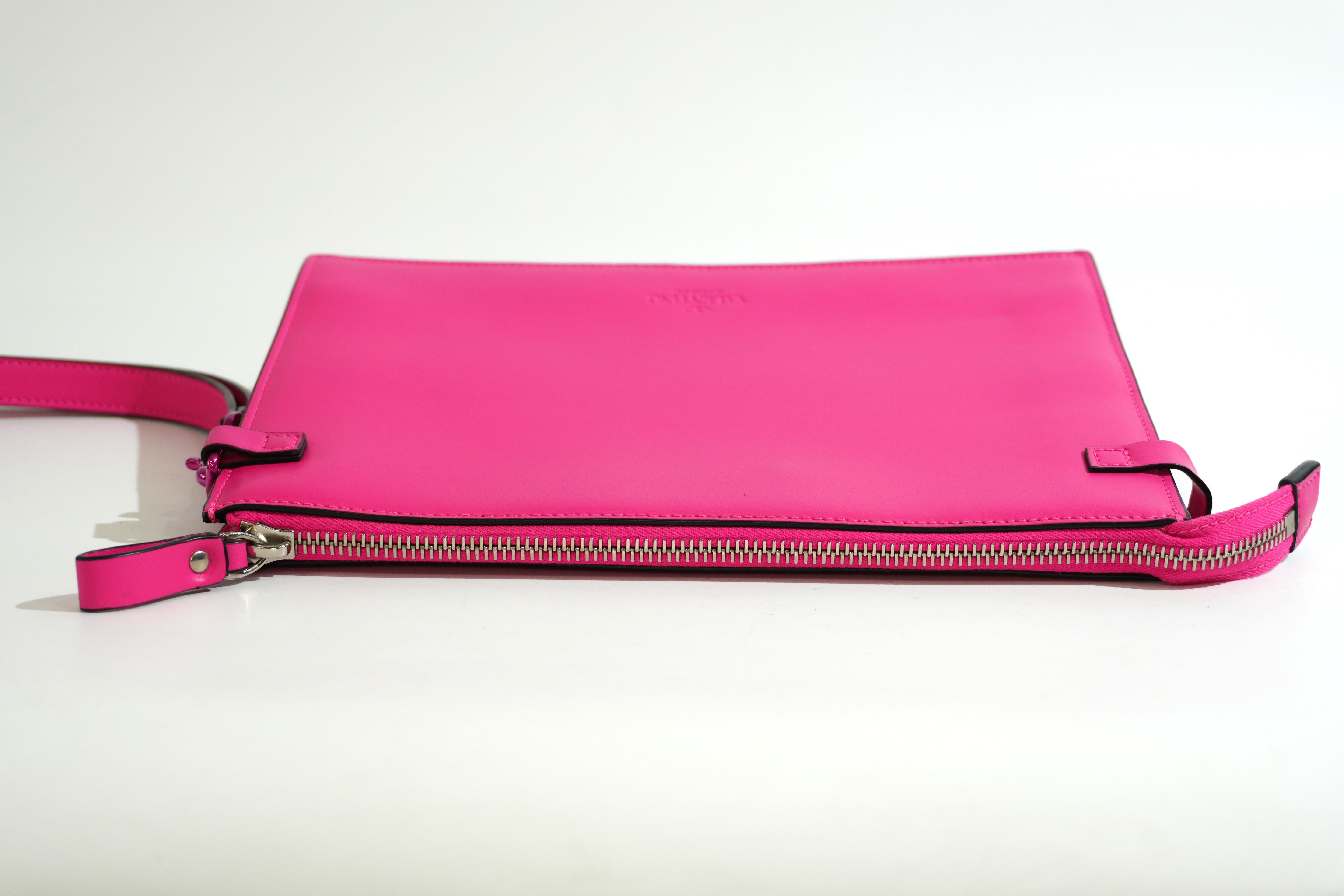 Pre-owned Valentino Wrist Clutch Bag Pink