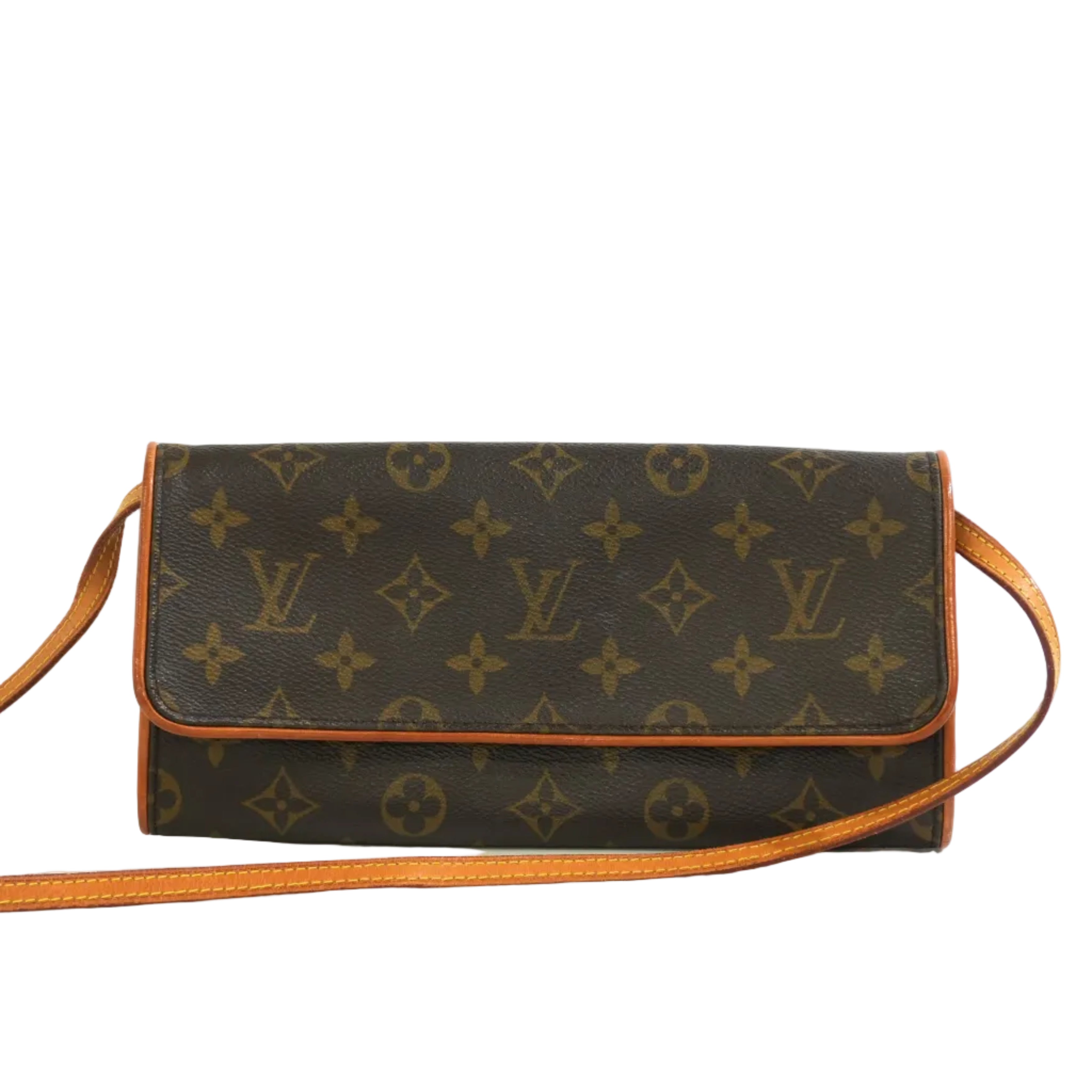 Pre-owned Louis Vuitton Monogram Twin Pochette GM Shoulder Pouch