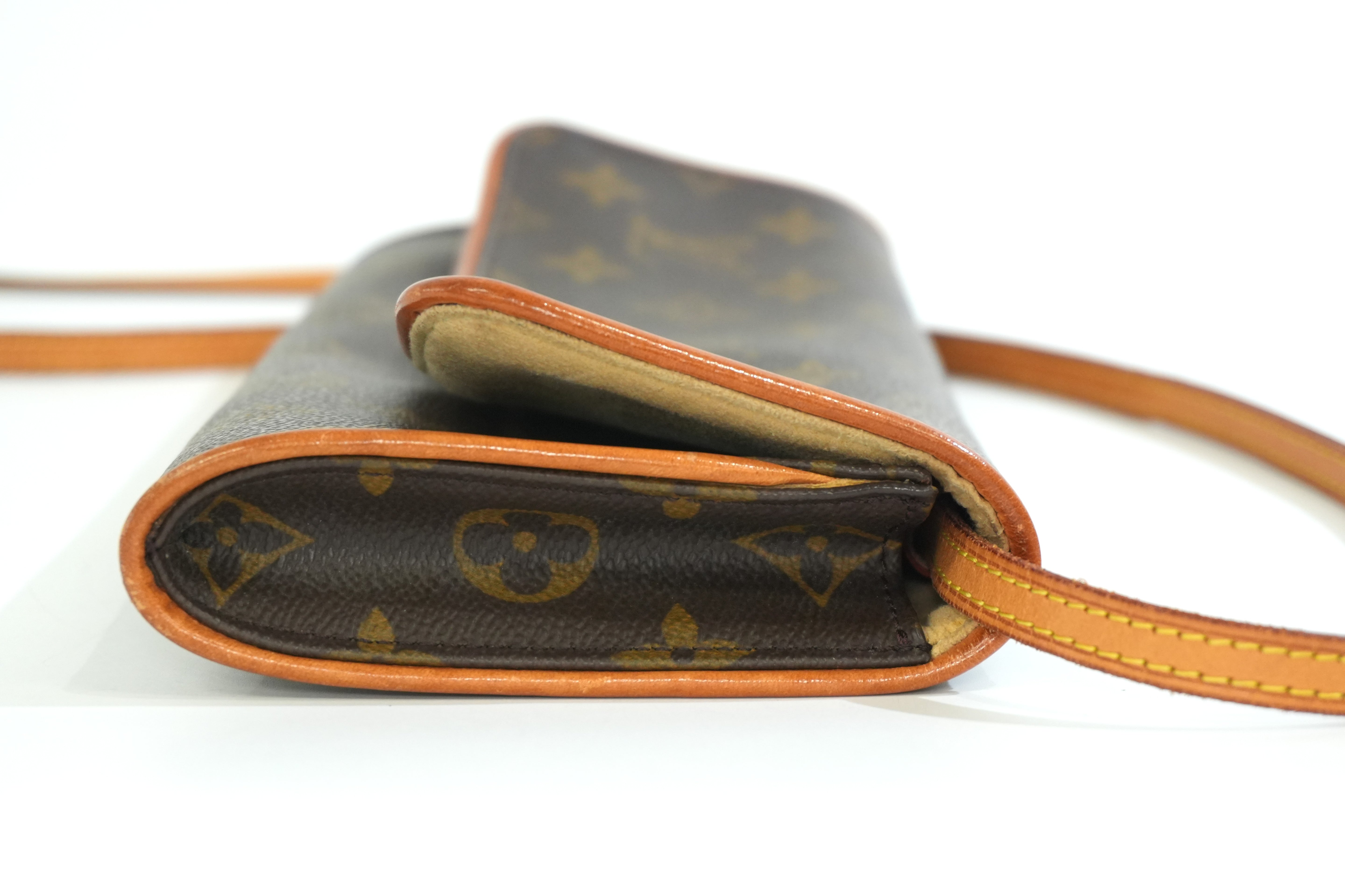 Pre-owned Louis Vuitton Monogram Twin Pochette GM Shoulder Pouch