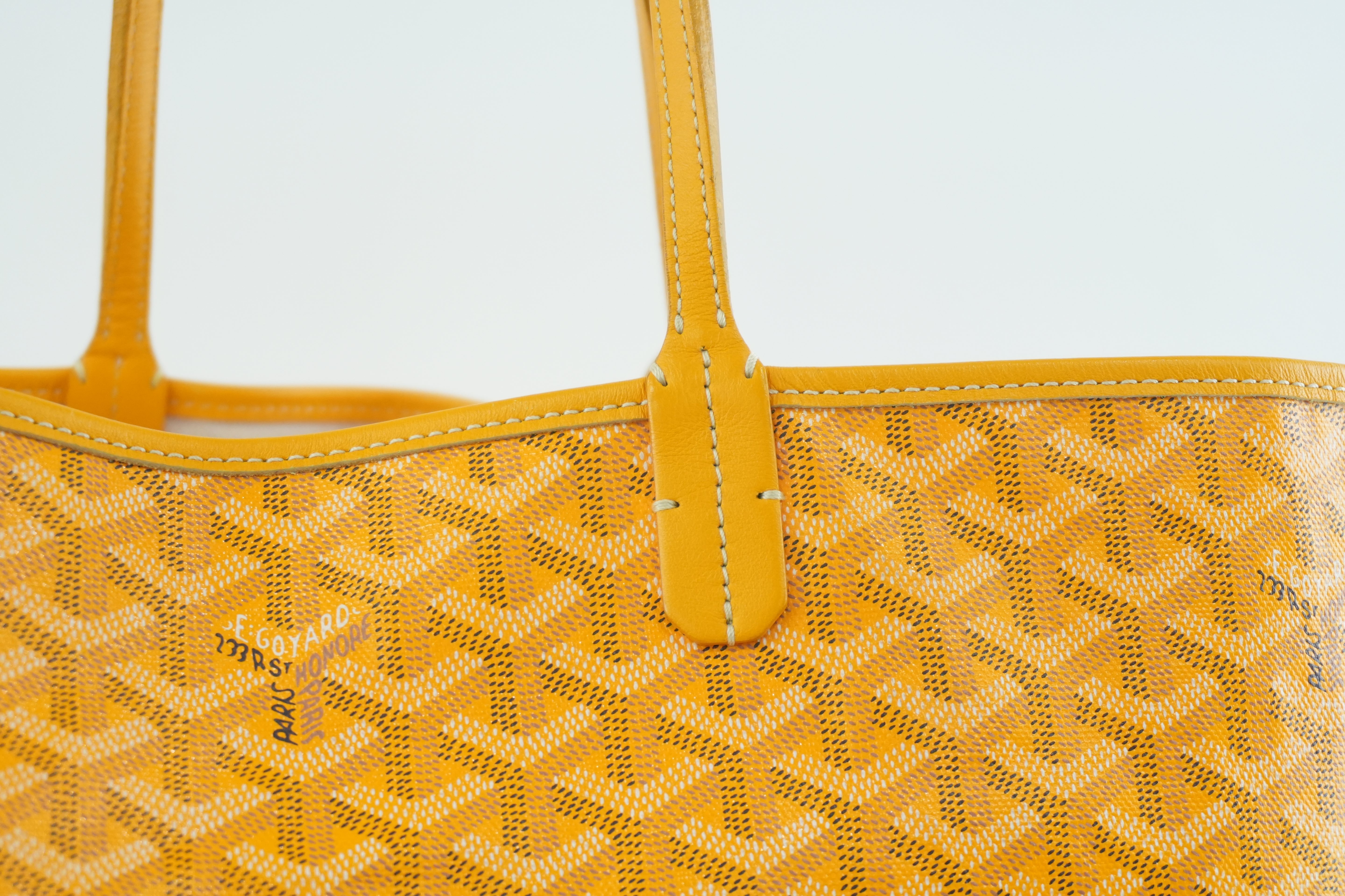 Pre-owned Goyard Saint Louis PM Yellow