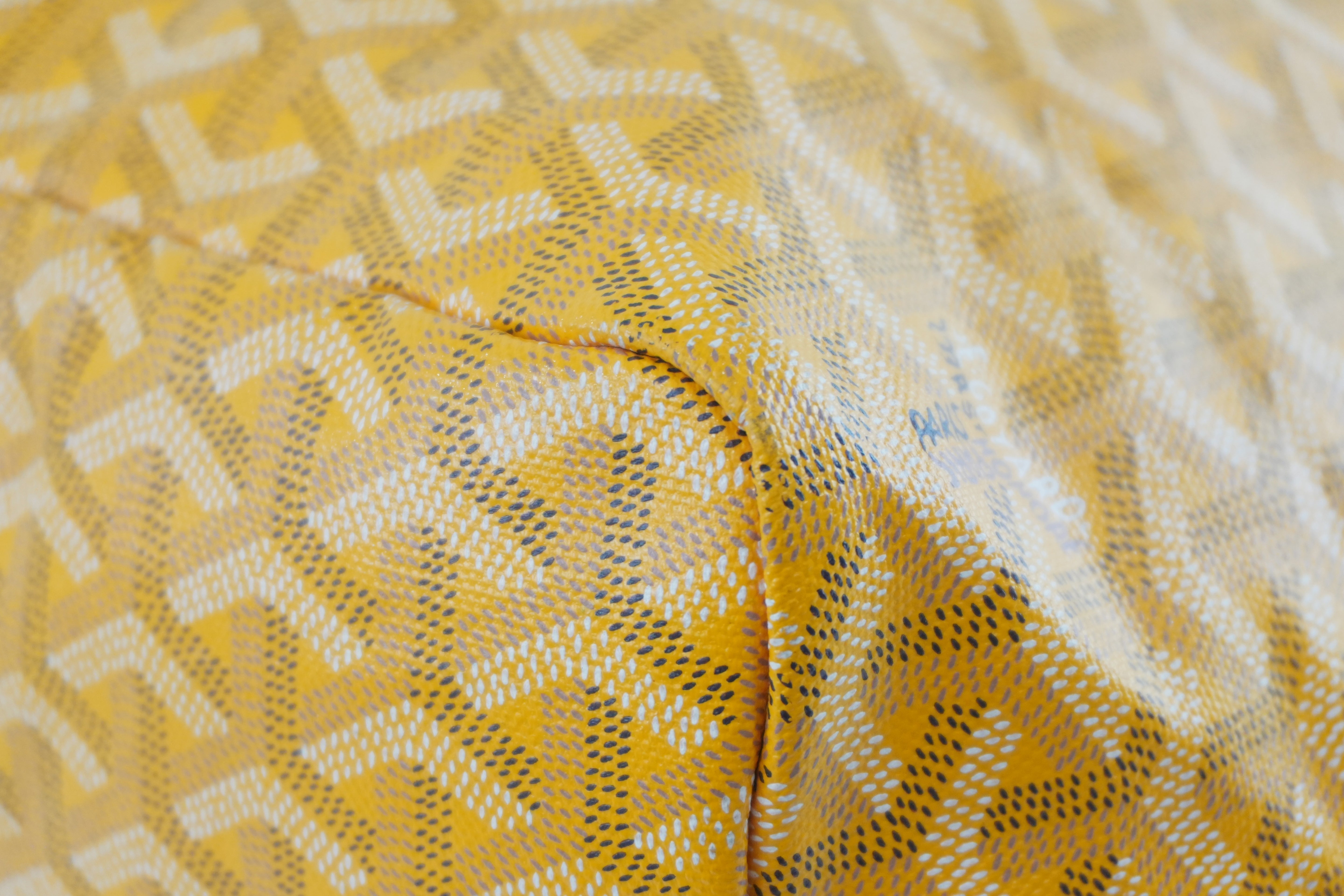 Pre-owned Goyard Saint Louis PM Yellow