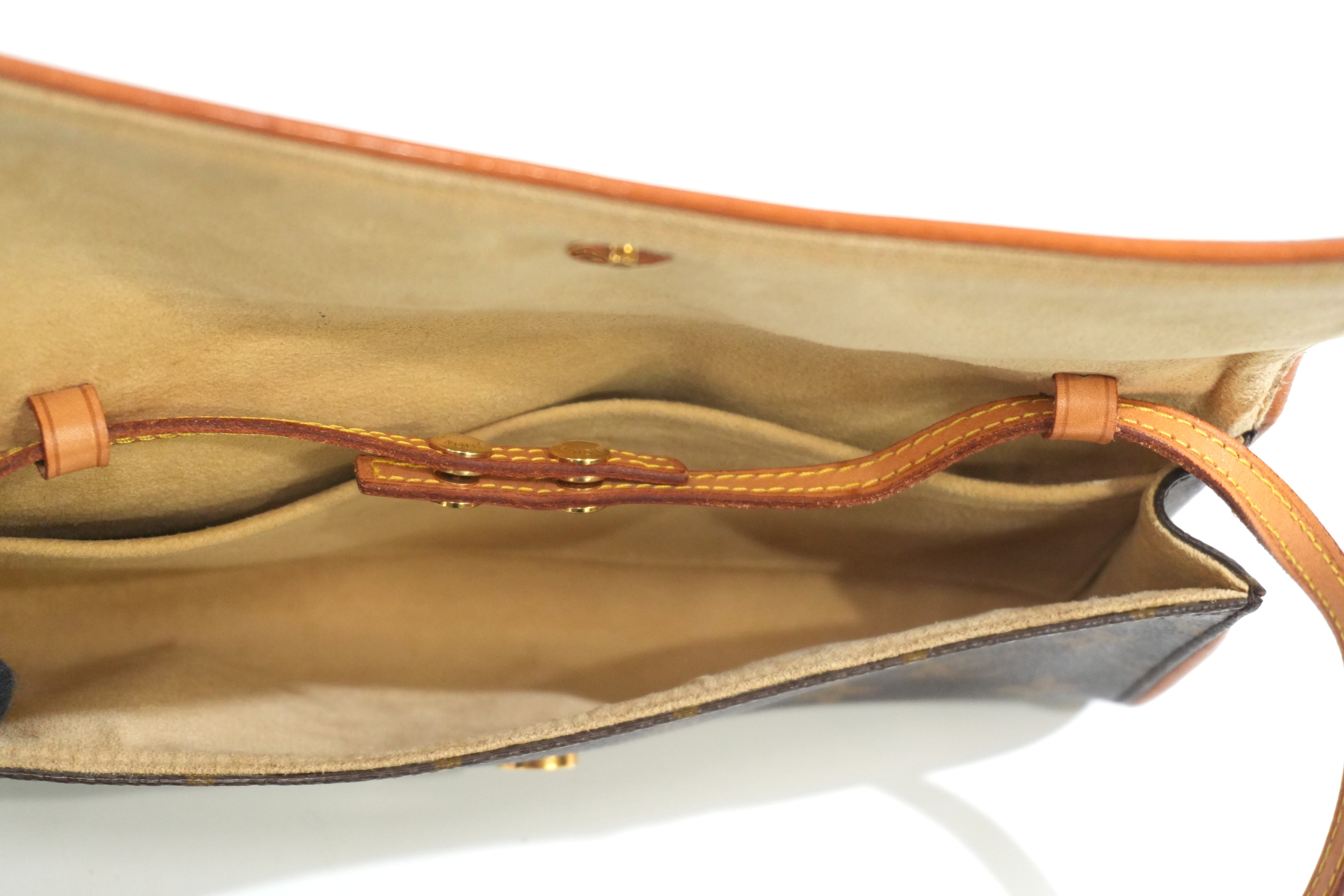Pre-owned Louis Vuitton Monogram Twin Pochette GM Shoulder Pouch