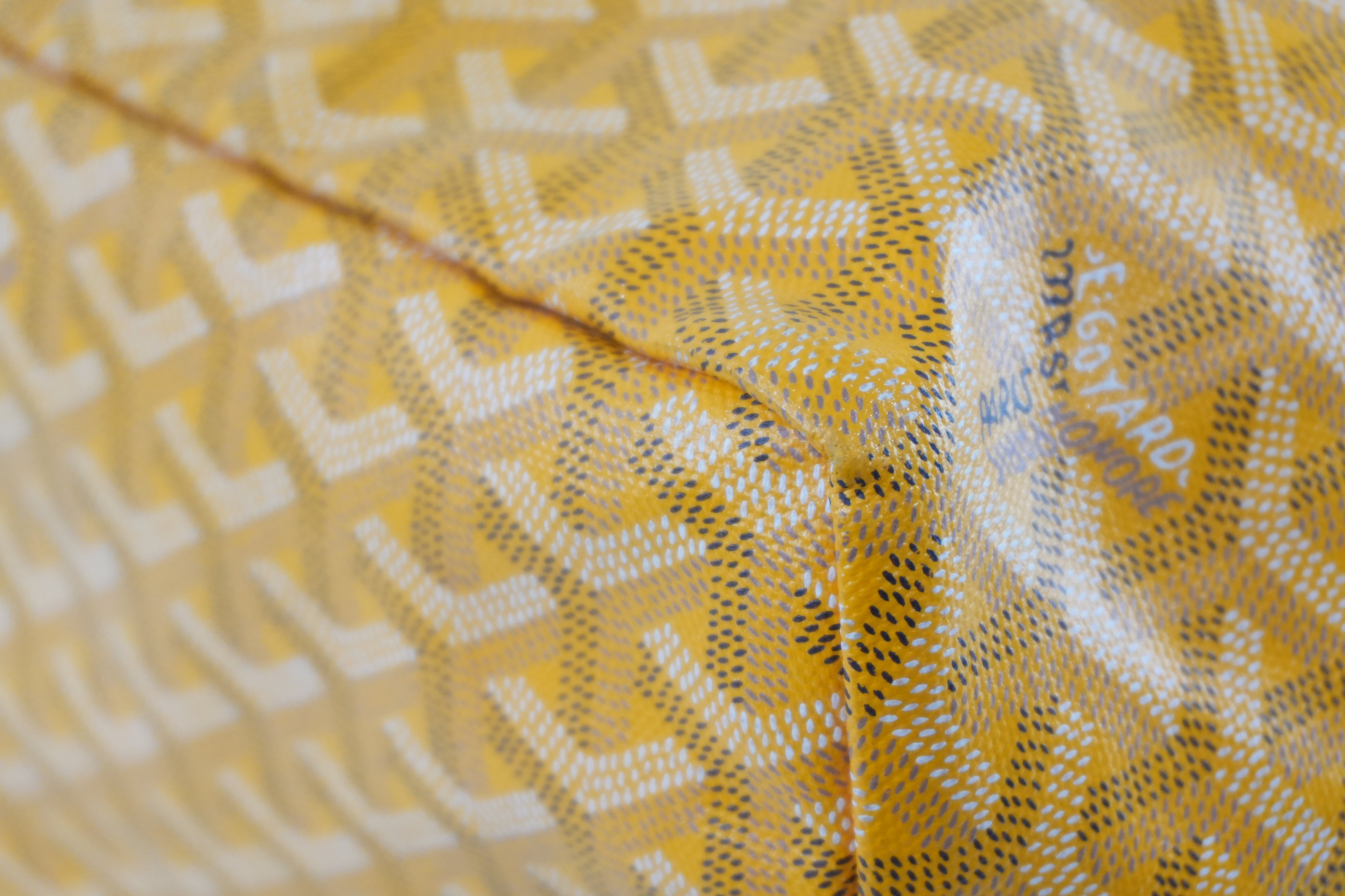 Pre-owned Goyard Saint Louis PM Yellow