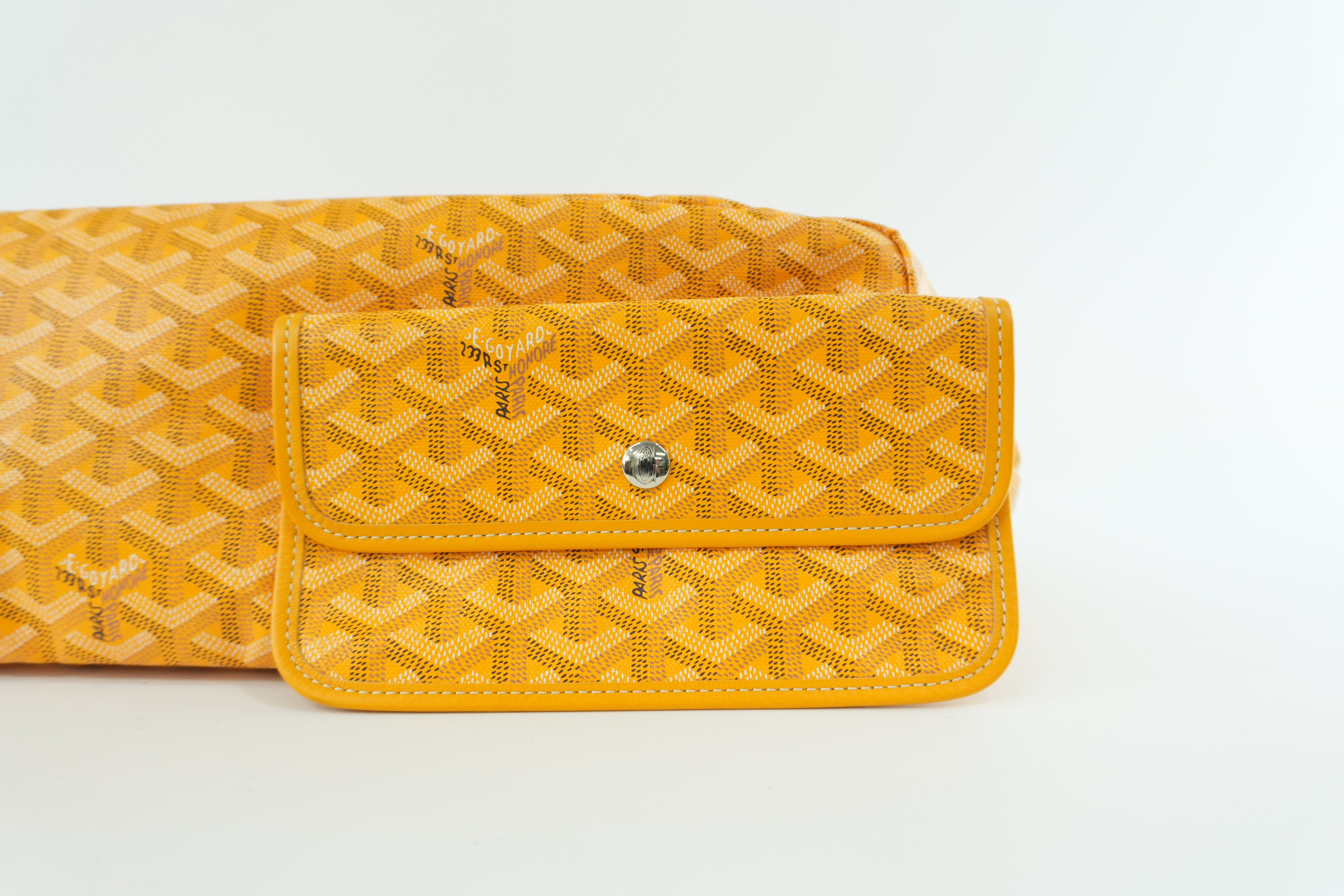 Pre-owned Goyard Saint Louis PM Yellow