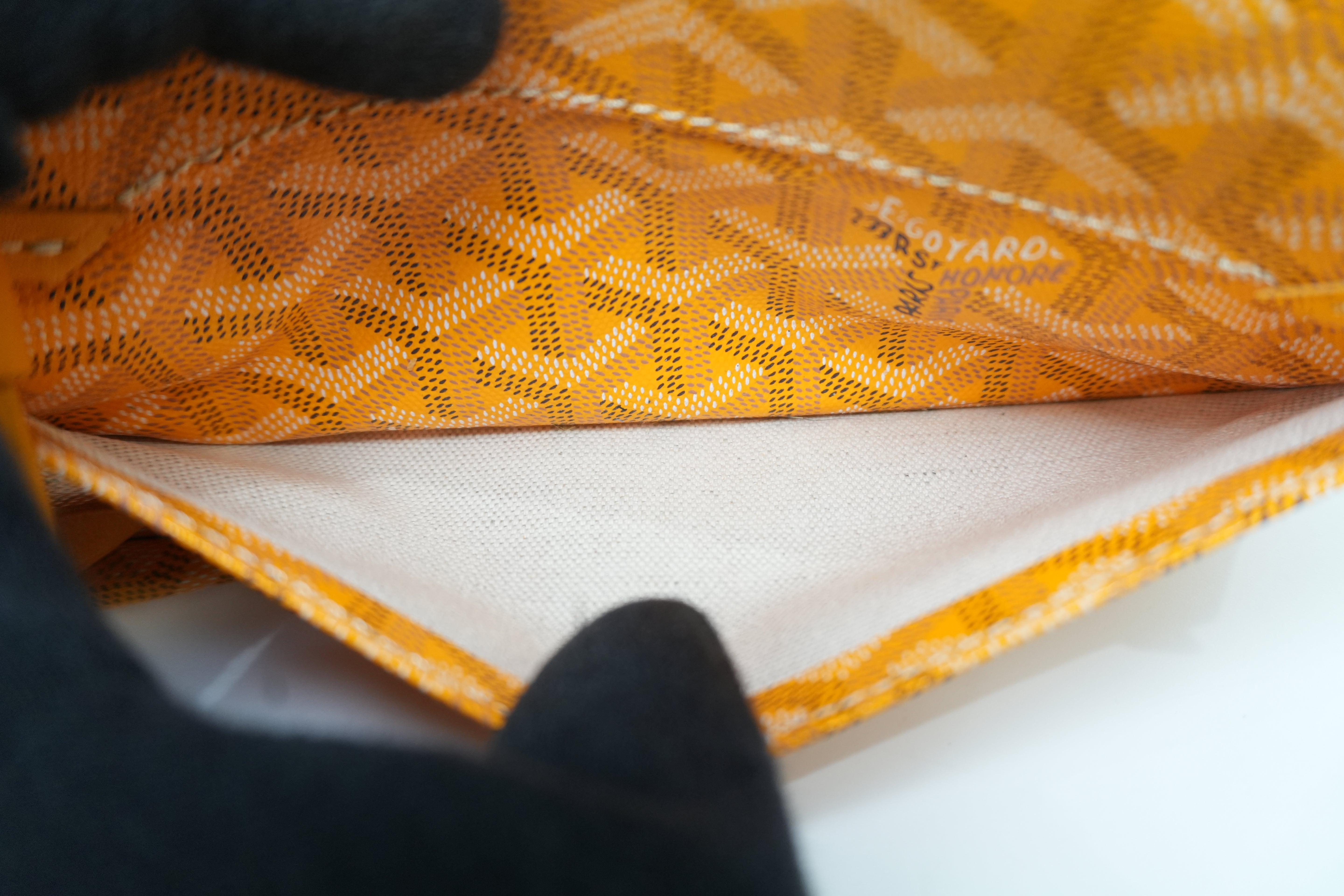 Pre-owned Goyard Saint Louis PM Yellow