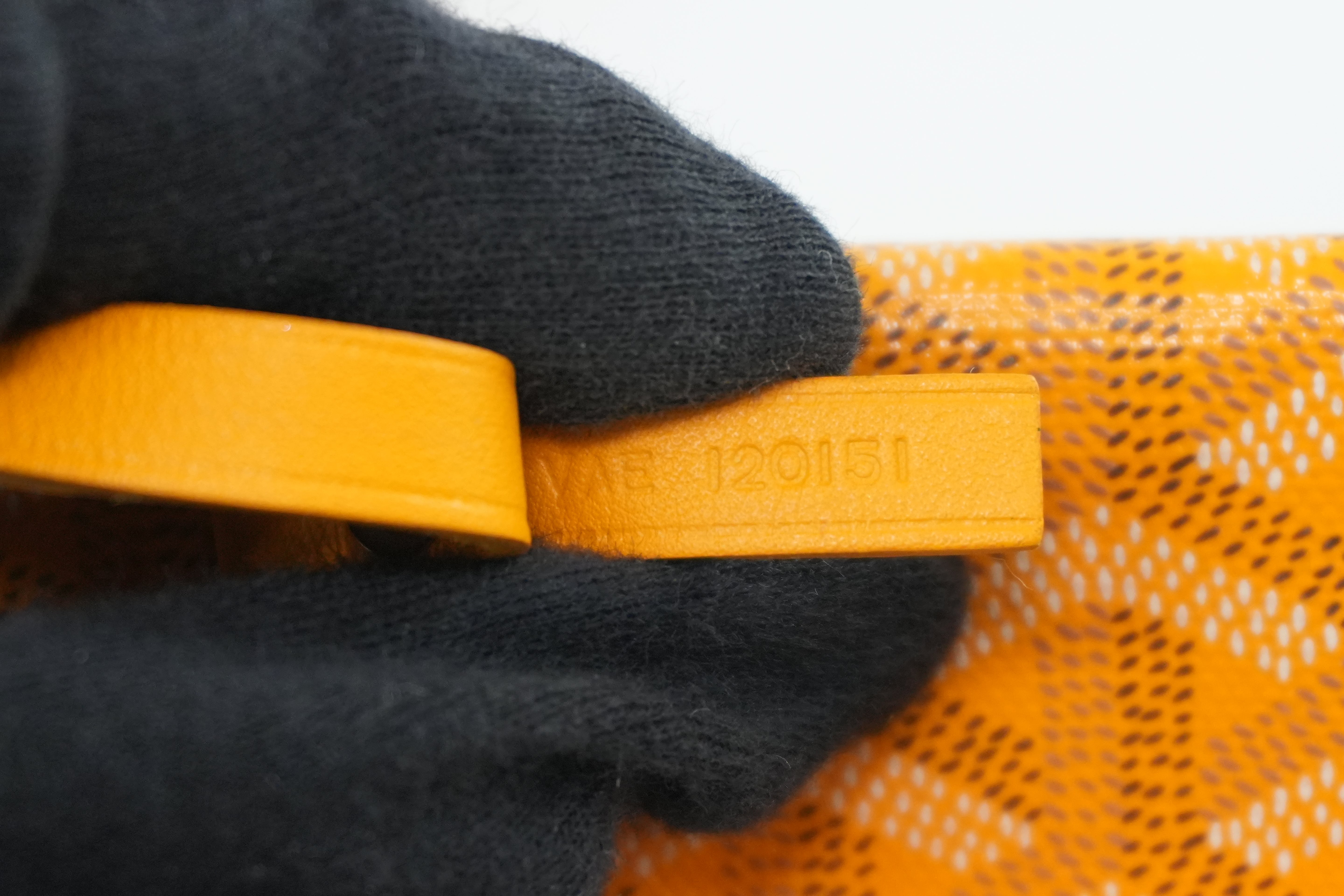 Pre-owned Goyard Saint Louis PM Yellow