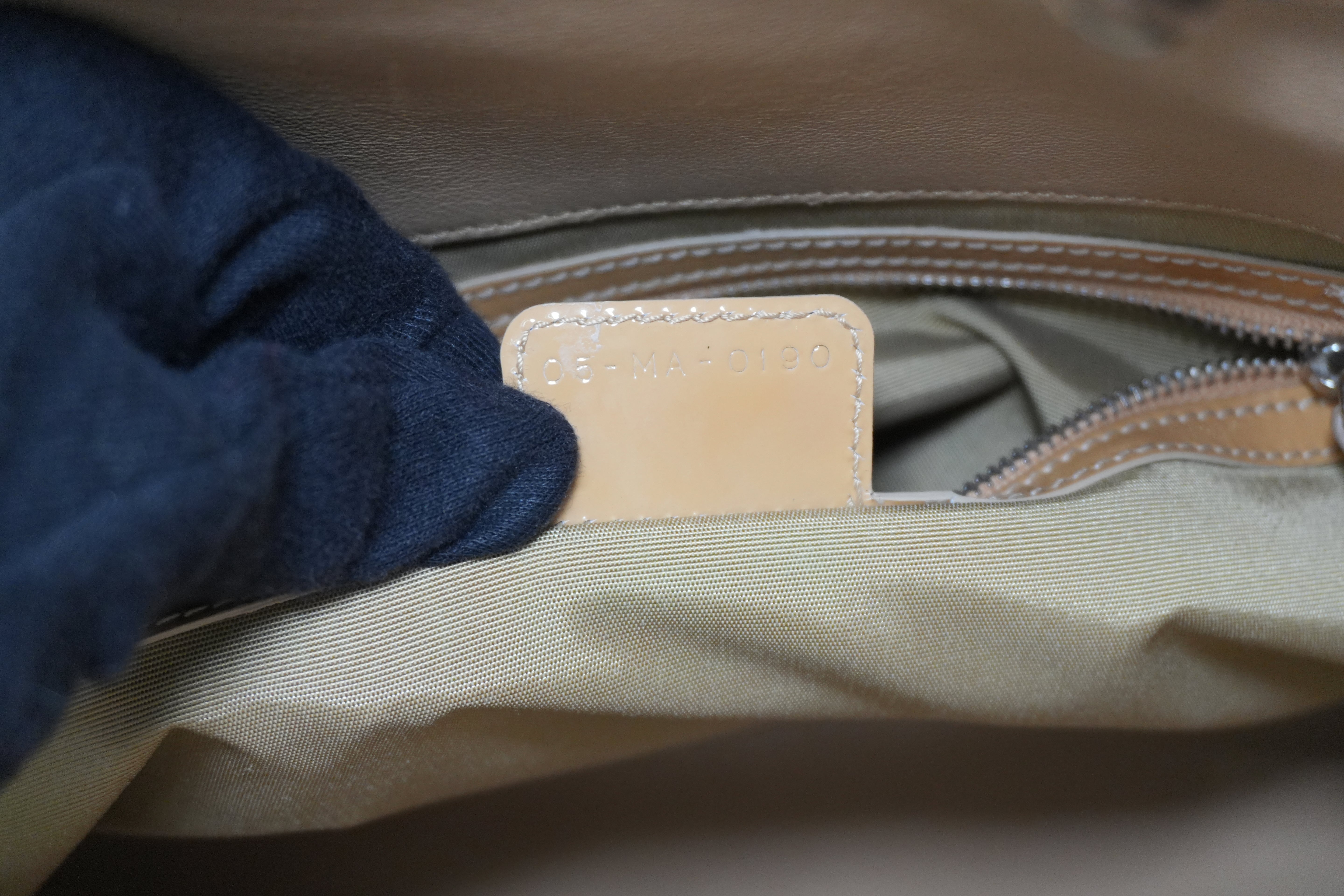 Pre-owned Dior Lady Dior Handbag Yellow