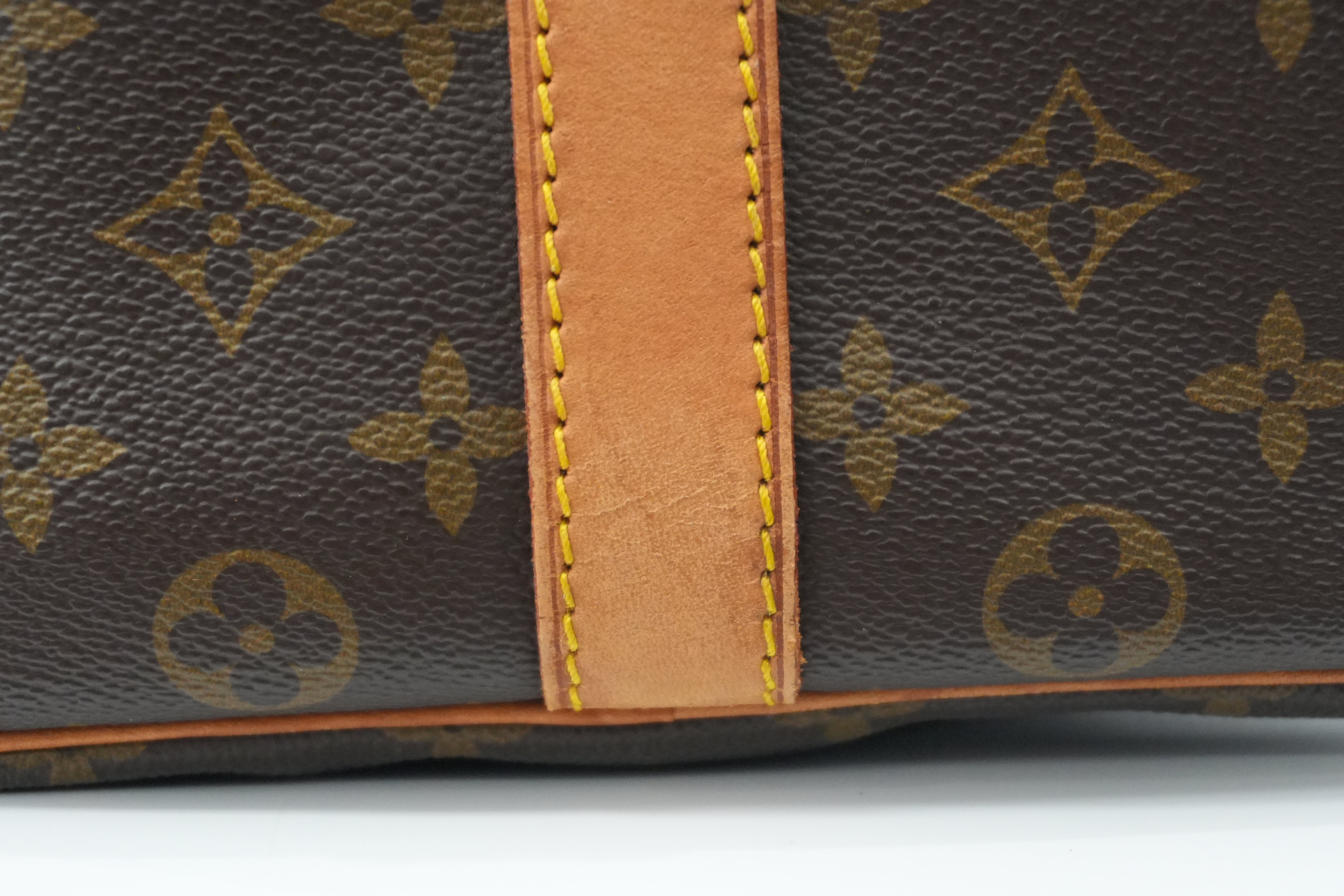 Pre-owned Louis Vuitton Monogram Keepall 50 Bandouliere