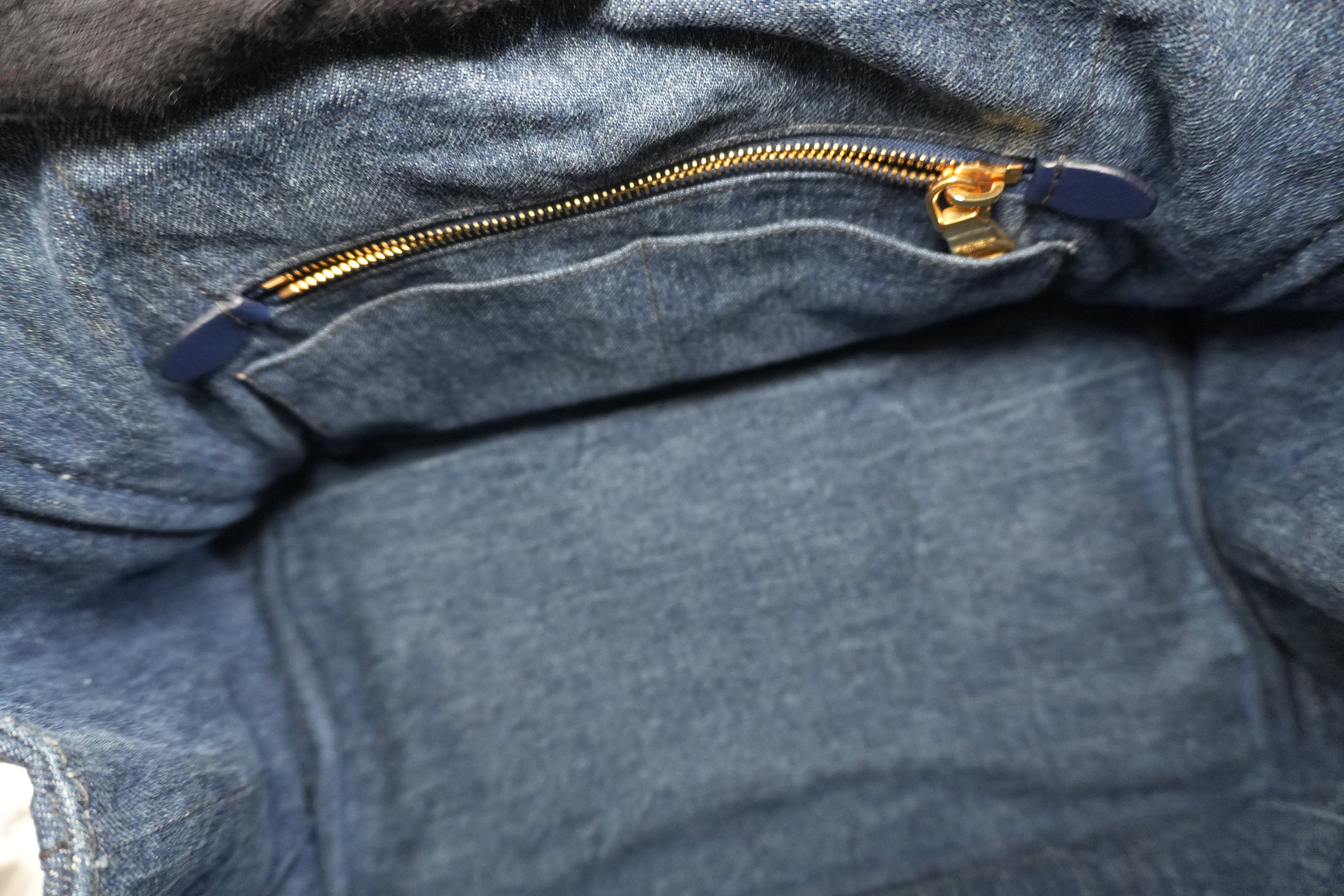 Pre-owned Prada Canapa Handbag Denim