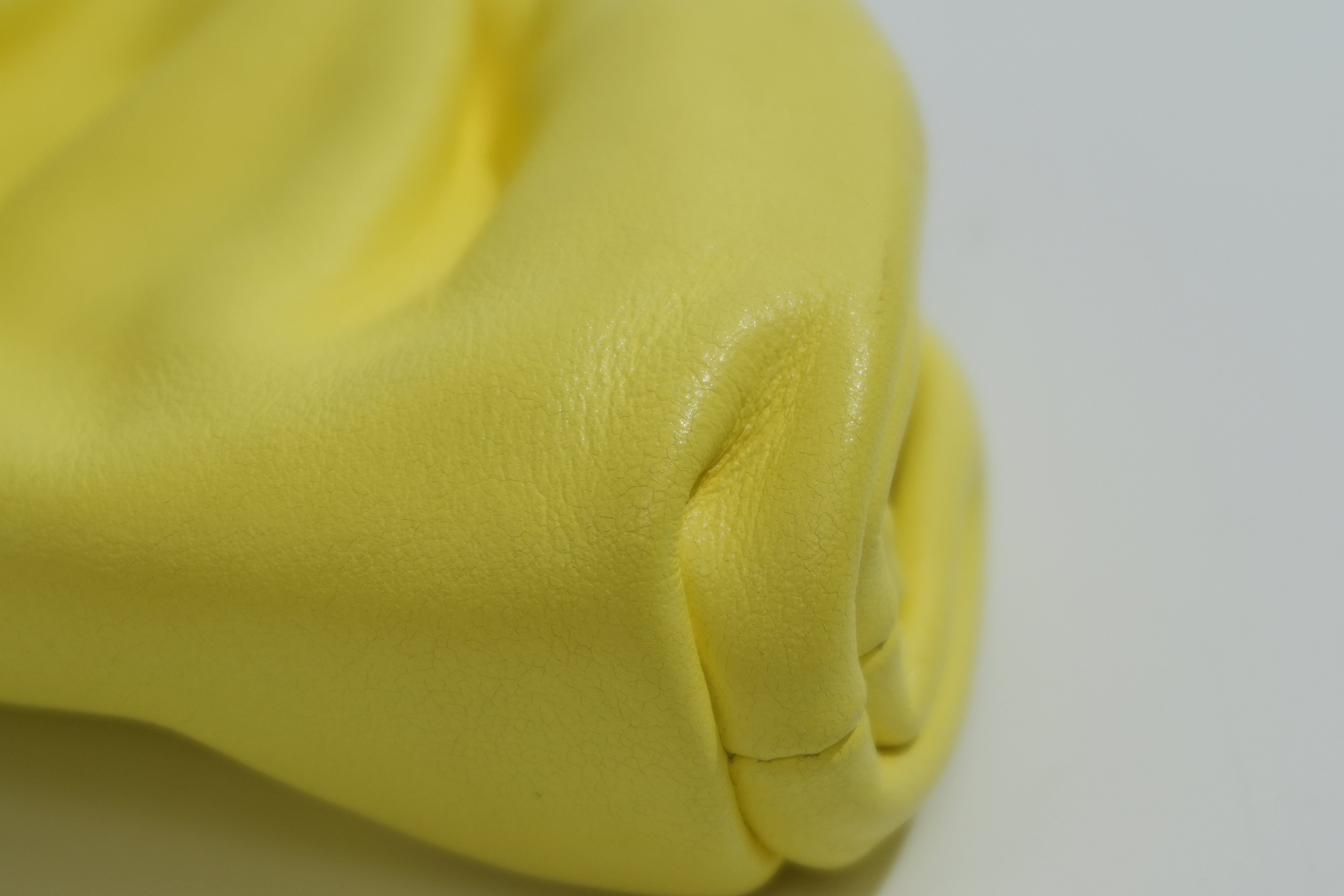 Pre-owned Bottega The Mini Pouch Crossbody Bag Yellow