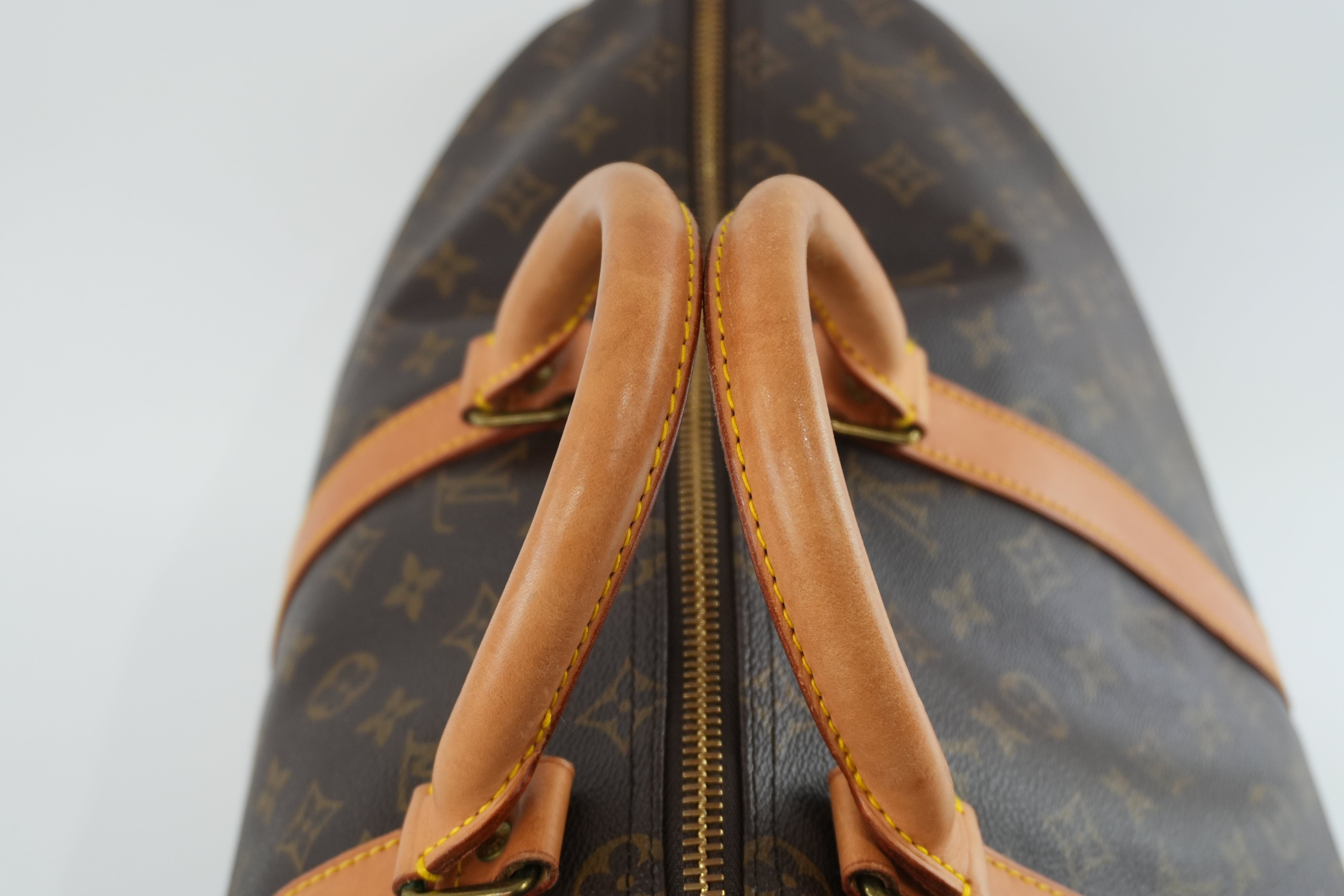 Pre-owned Louis Vuitton Monogram Keepall 50 Bandouliere