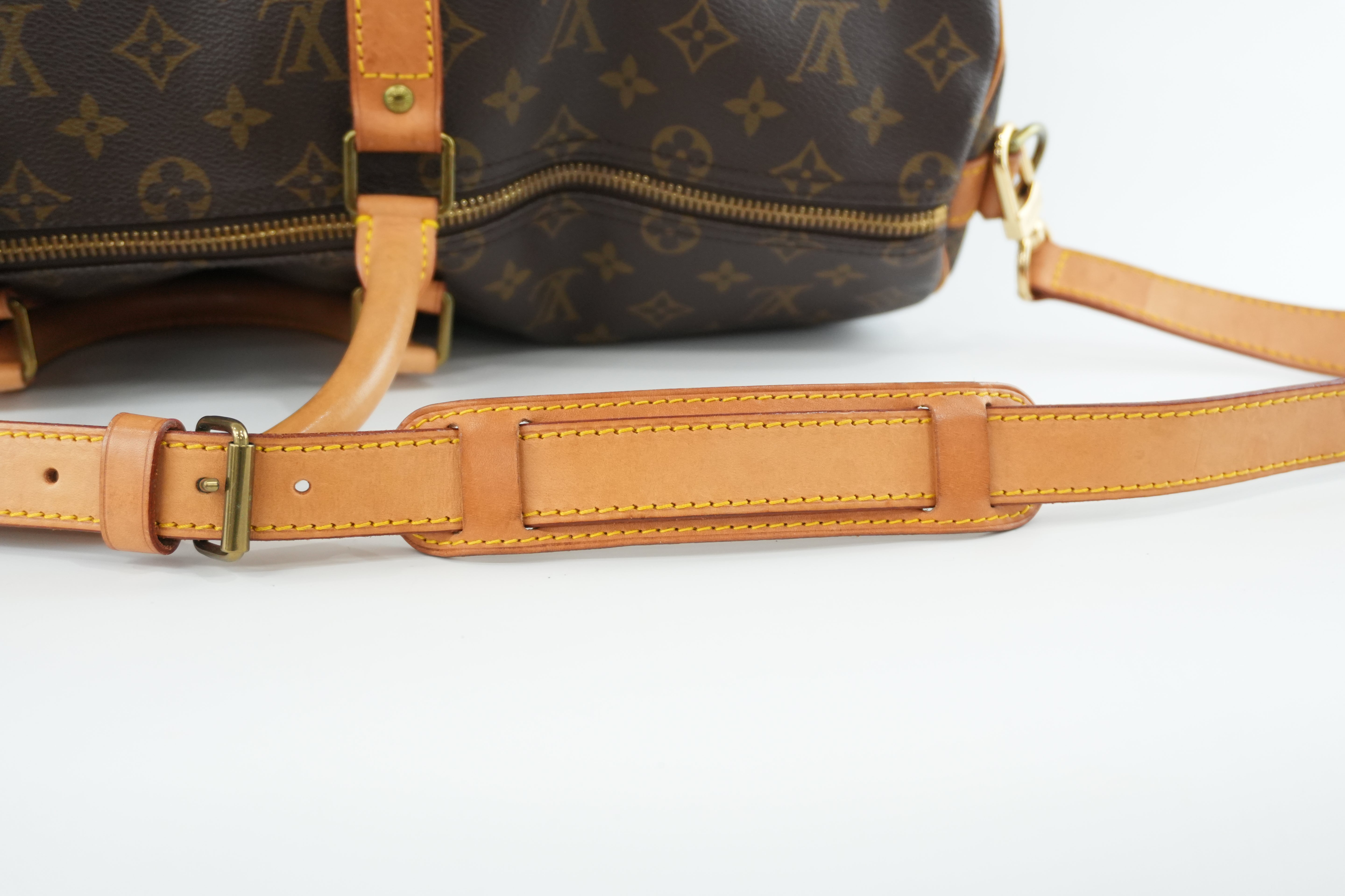 Pre-owned Louis Vuitton Monogram Keepall 50 Bandouliere