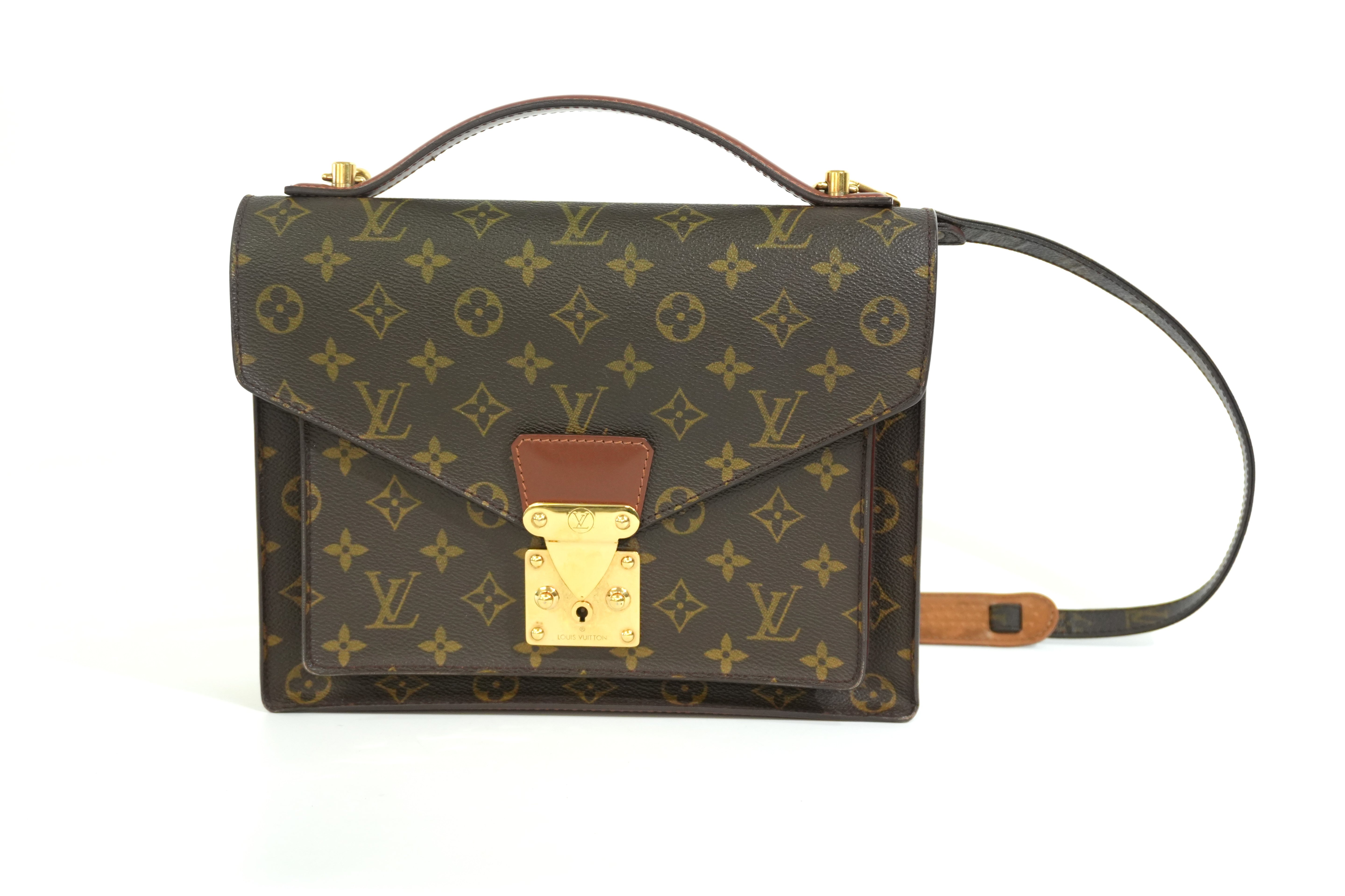 Pre-owned Louis Vuitton Monogram Monceau 28 Shoulder Bag