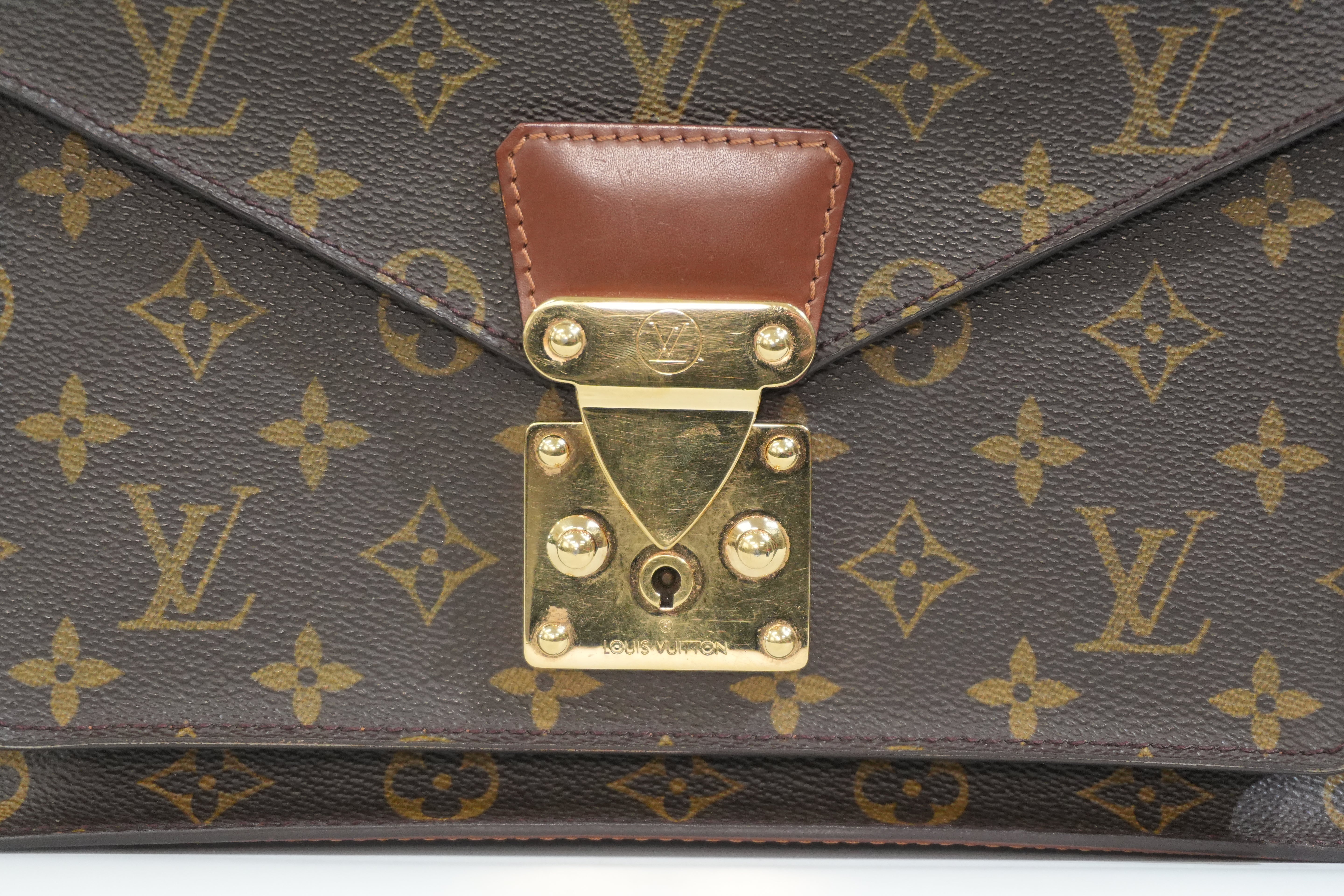 Pre-owned Louis Vuitton Monogram Monceau 28 Shoulder Bag