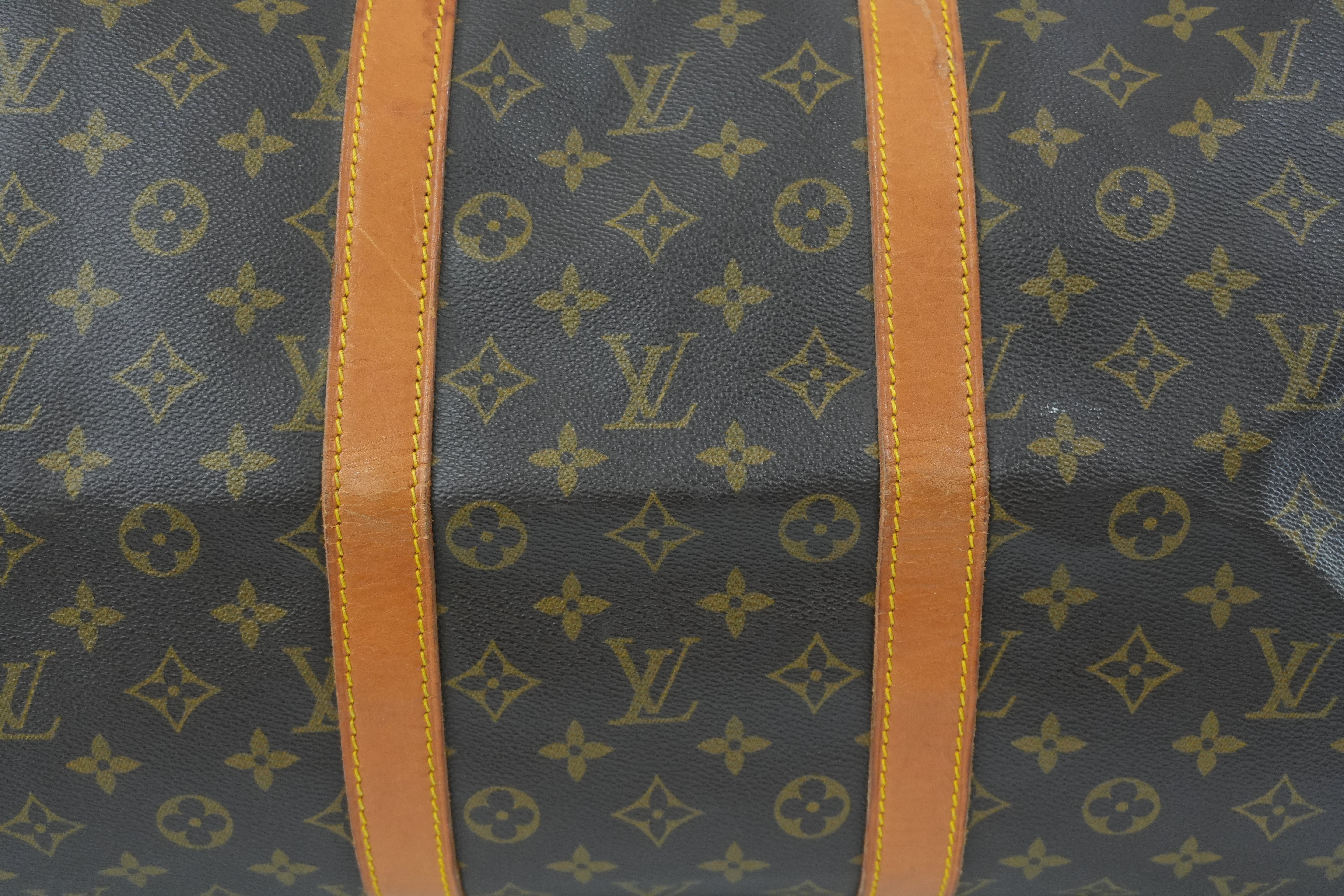 Louis Vuitton Monogram Keepall 55 Bandouliere Used