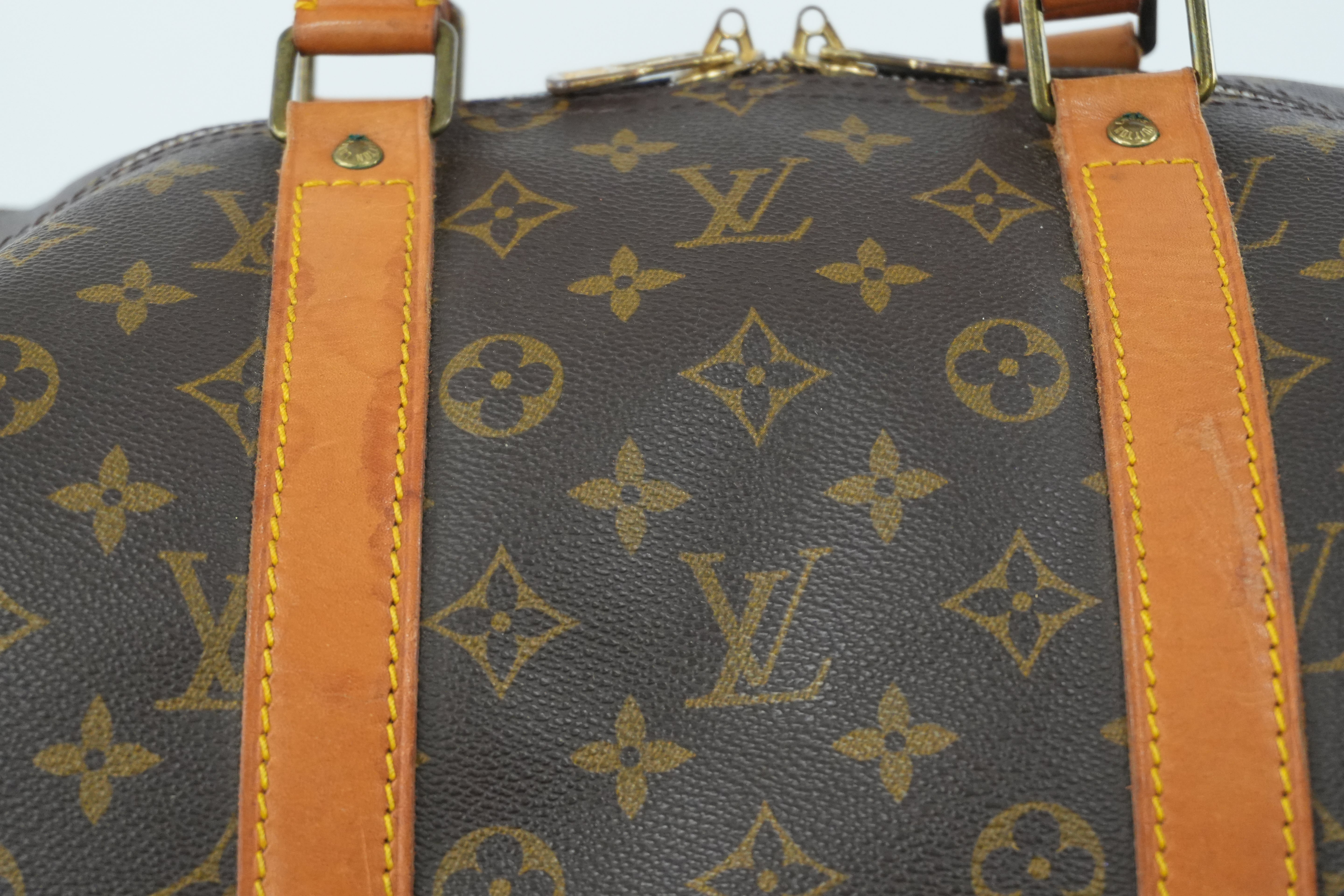 Louis Vuitton Monogram Keepall 55 Bandouliere Used