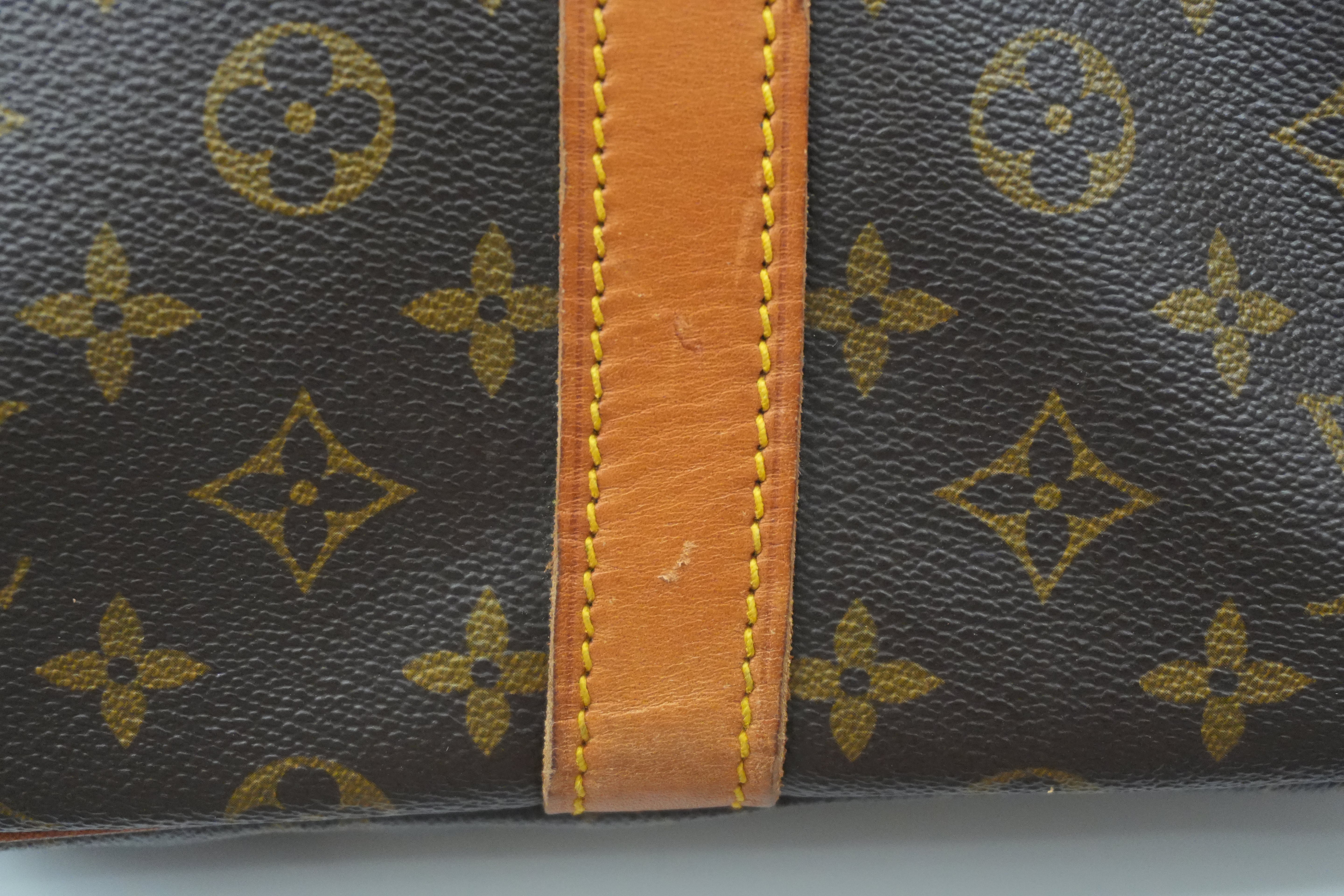 Louis Vuitton Monogram Keepall 55 Bandouliere Used