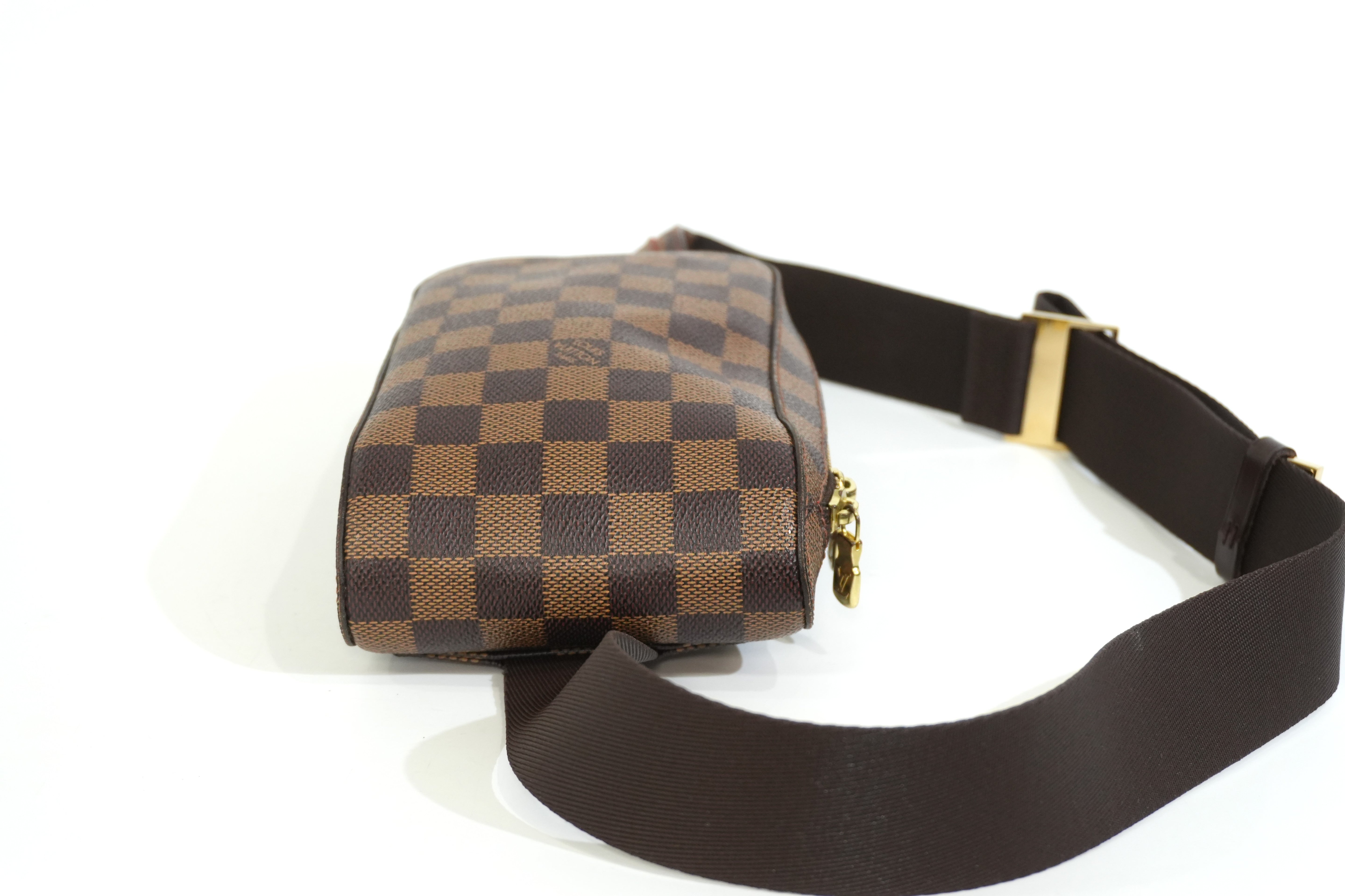Pre-owned Louis Vuitton Damier Ebene Geronimo Body Bag