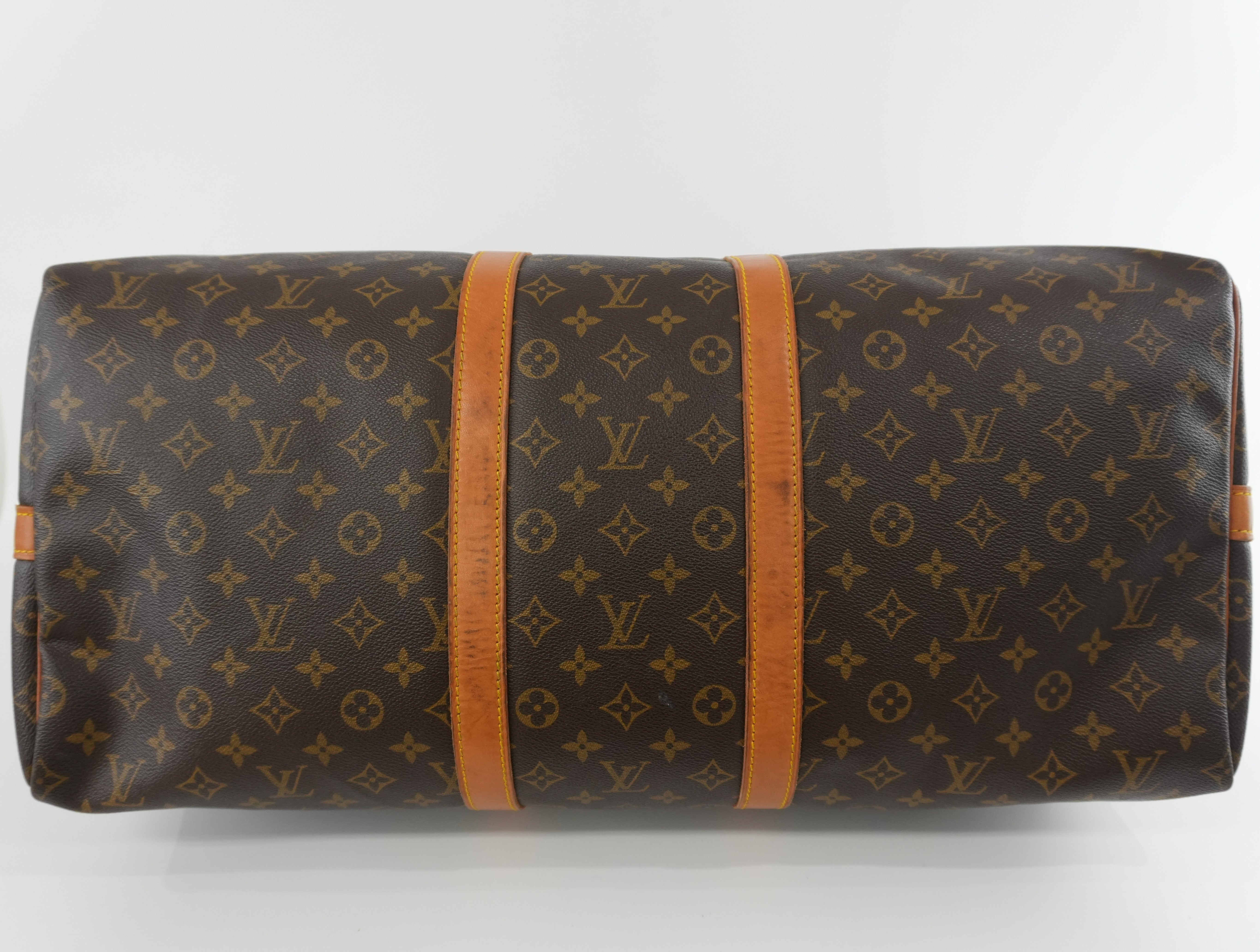 Louis Vuitton Monogram Keepall 55 Bandouliere Used