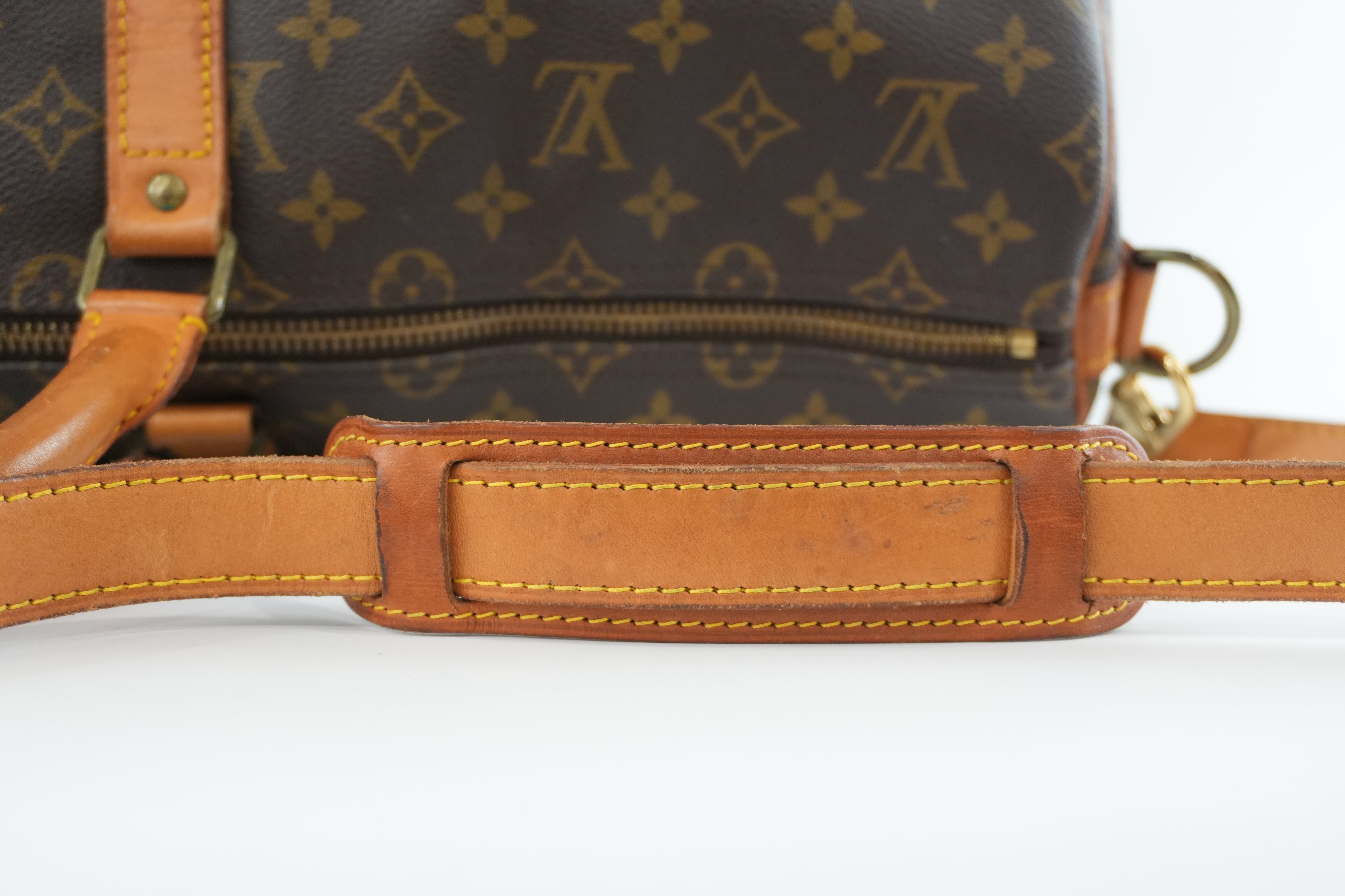 Louis Vuitton Monogram Keepall 55 Bandouliere Used