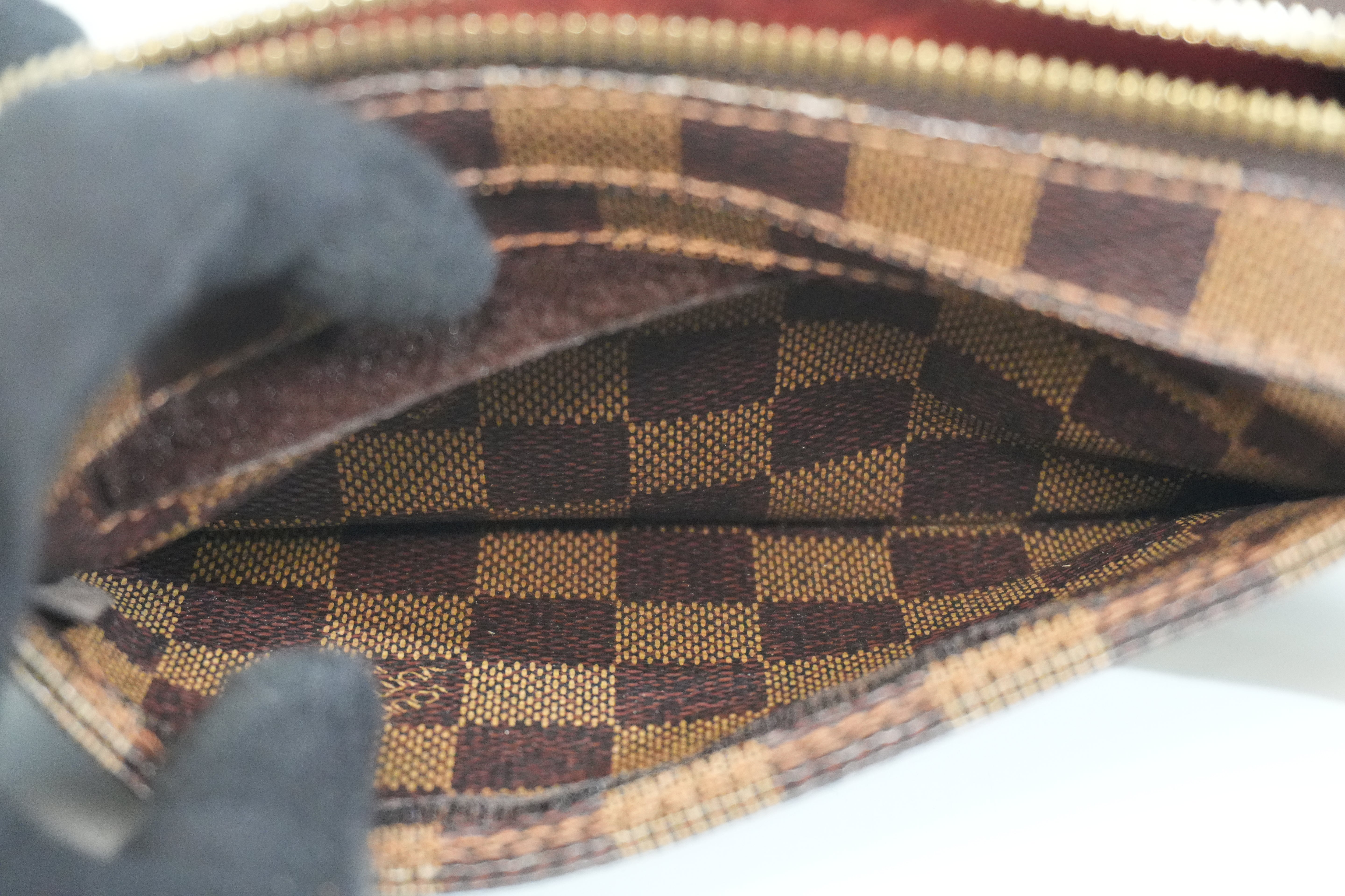Pre-owned Louis Vuitton Damier Ebene Geronimo Body Bag