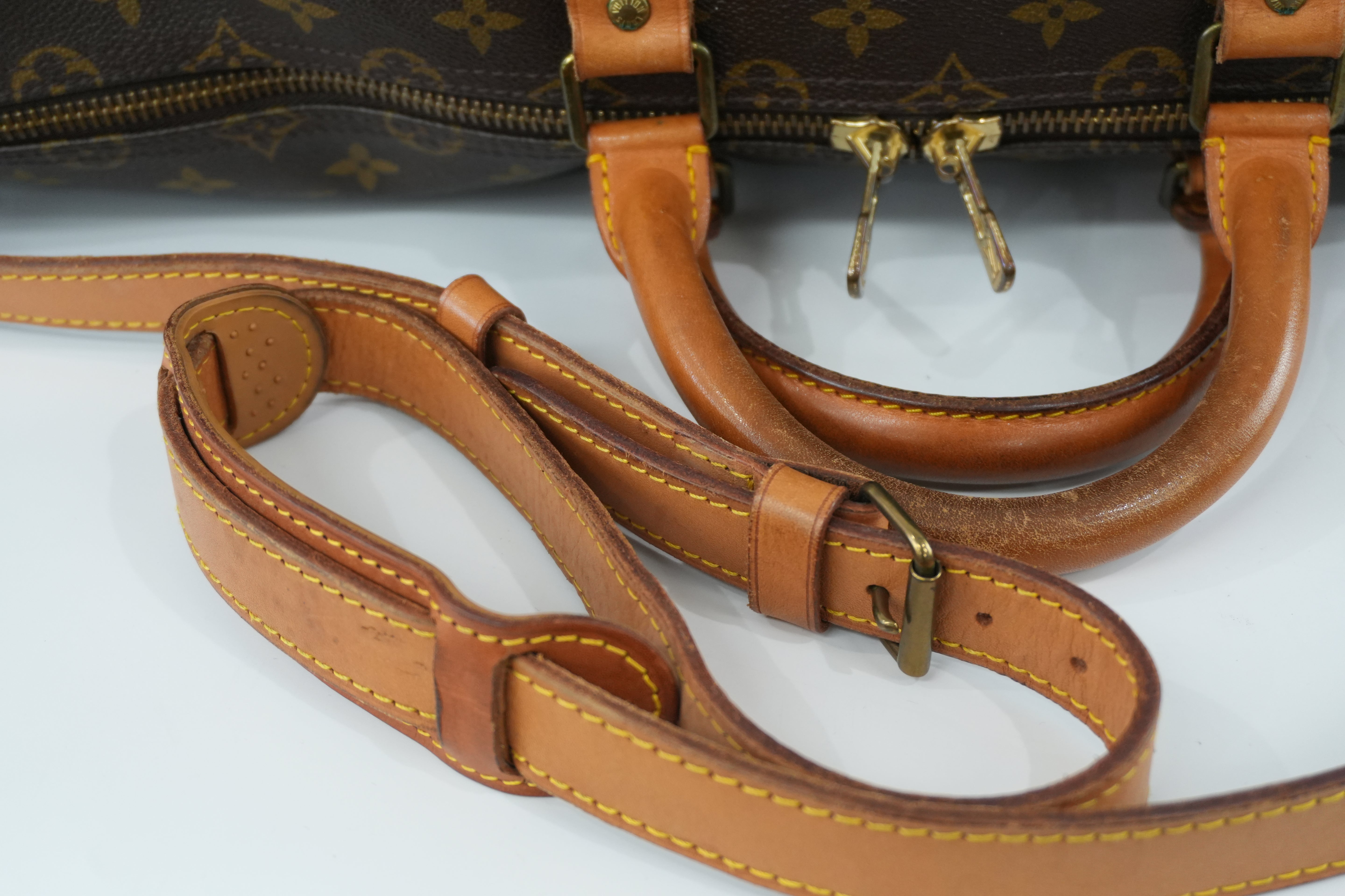 Louis Vuitton Monogram Keepall 55 Bandouliere Used