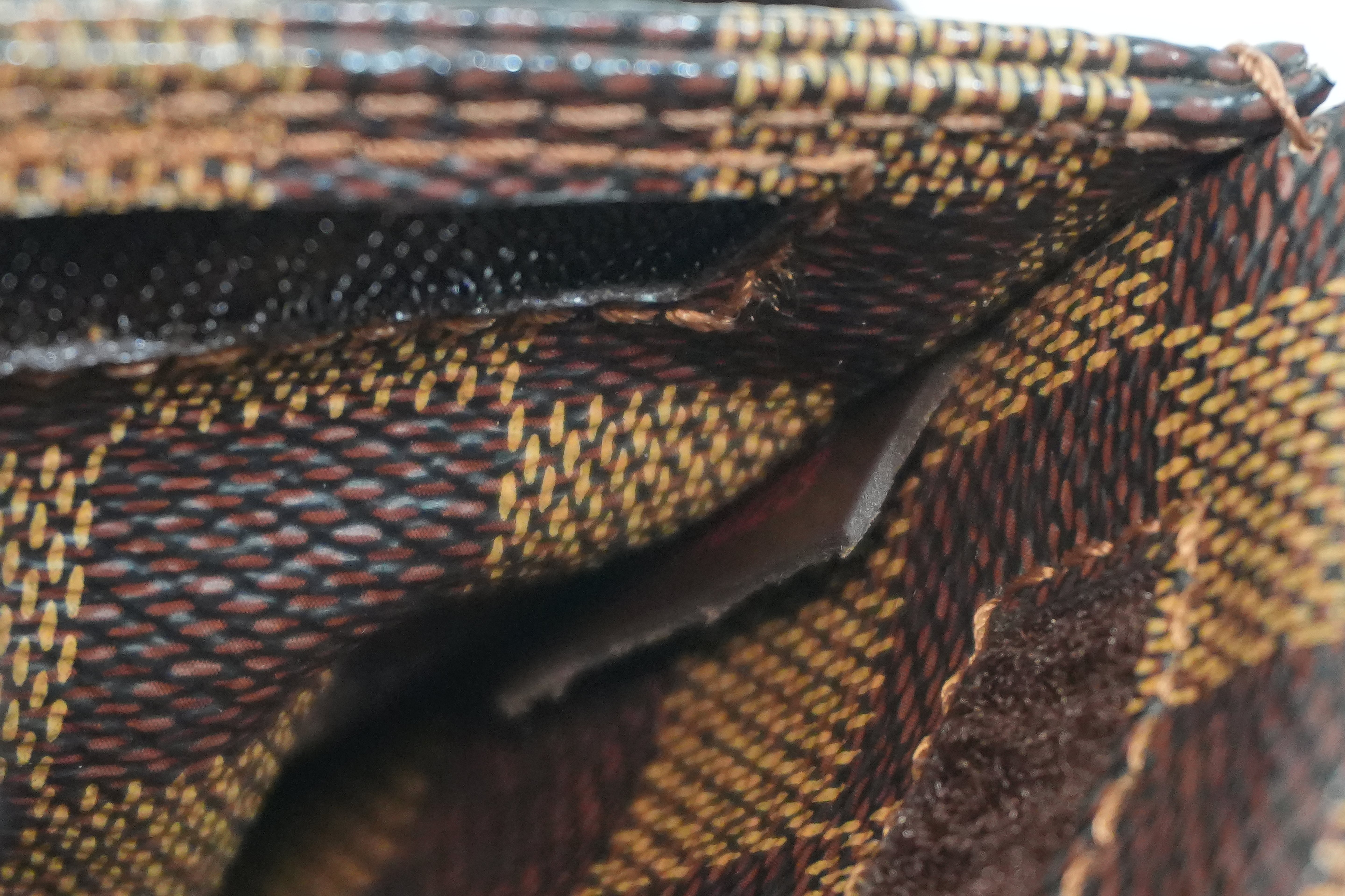 Pre-owned Louis Vuitton Damier Ebene Geronimo Body Bag