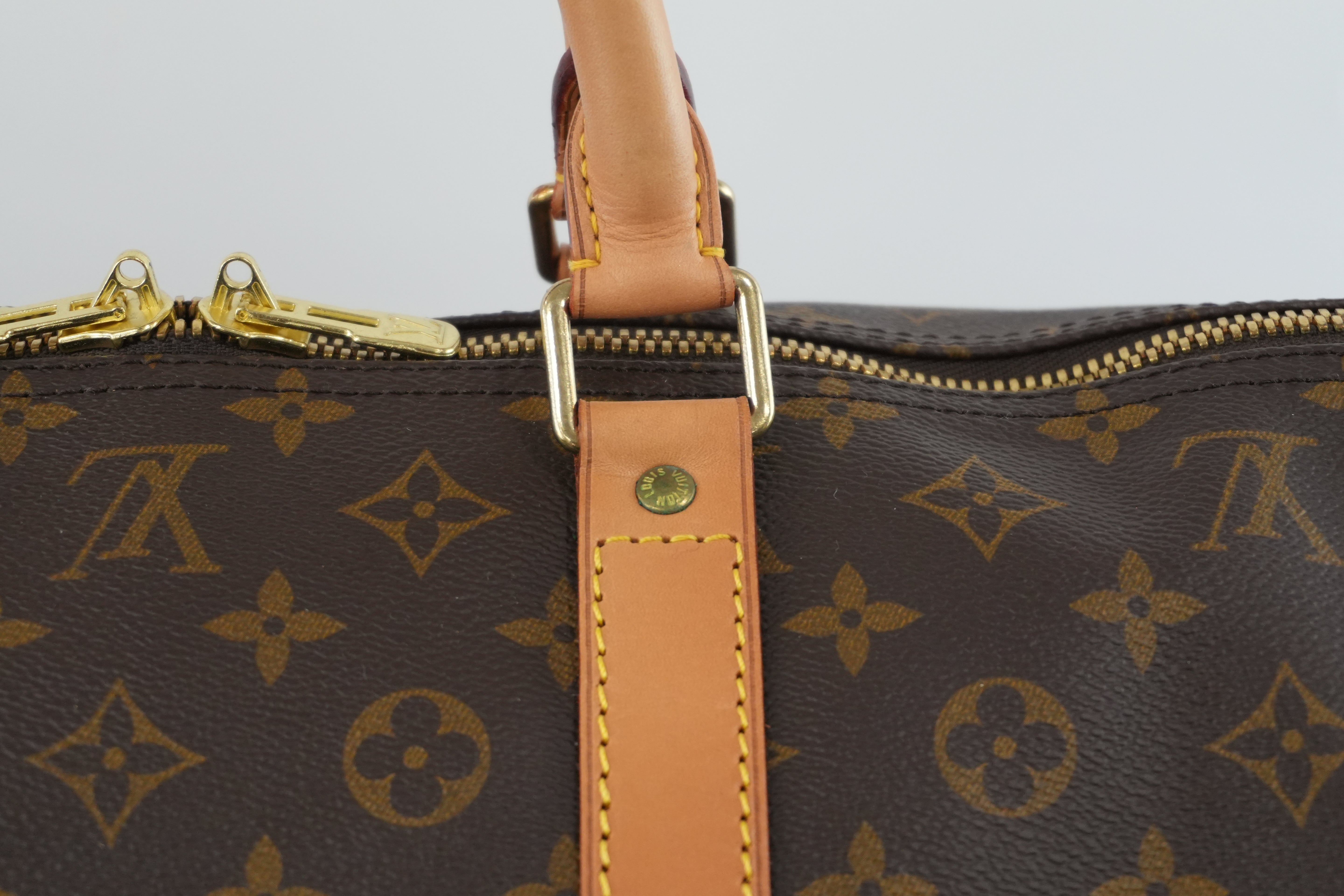 Pre-owned Louis Vuitton Monogram Keepall 60 Duffle Bag