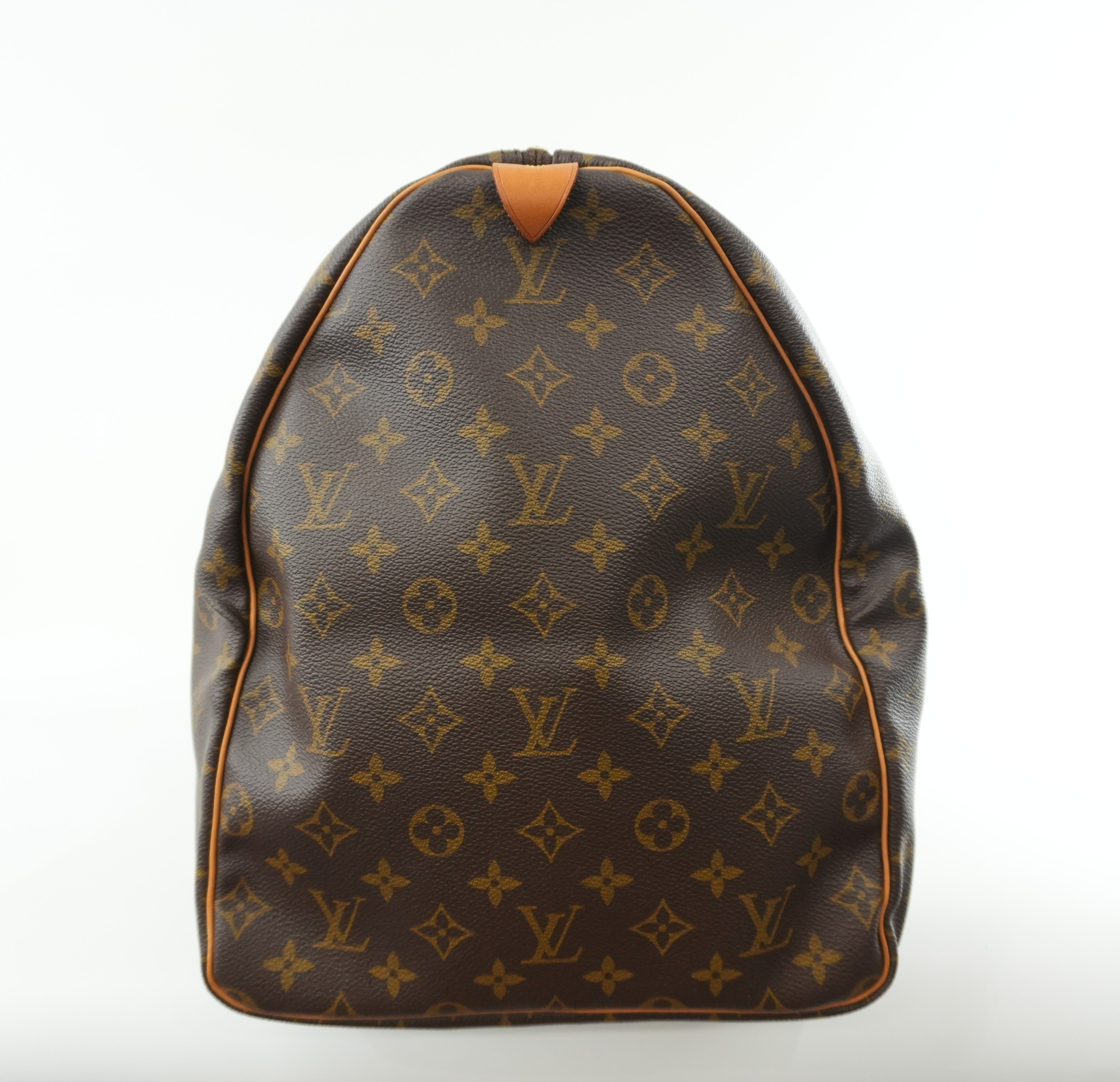 Pre-owned Louis Vuitton Monogram Keepall 60 Duffle Bag