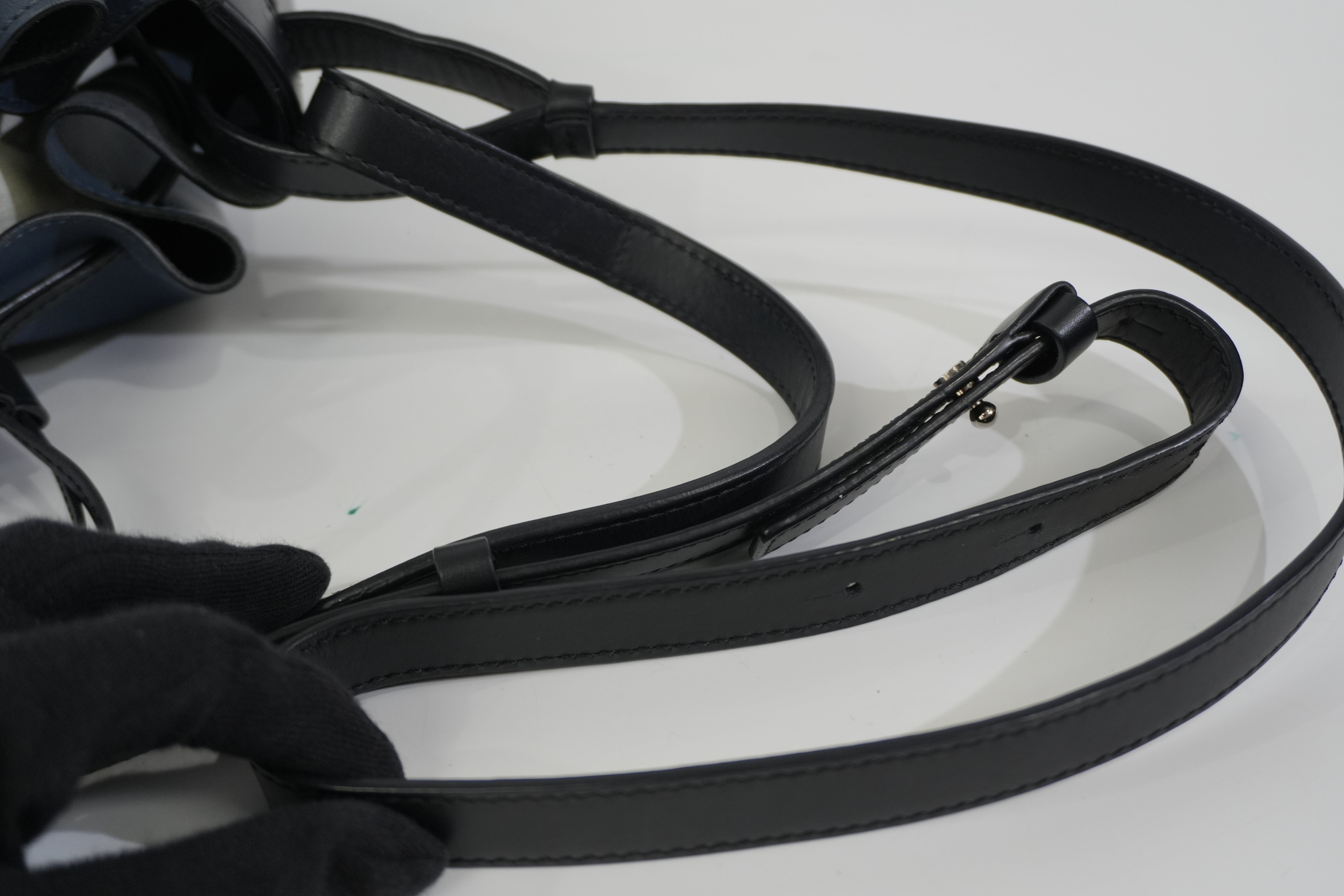 Pre-owned Loewe Hammock Shoulder Bag Navy Blue