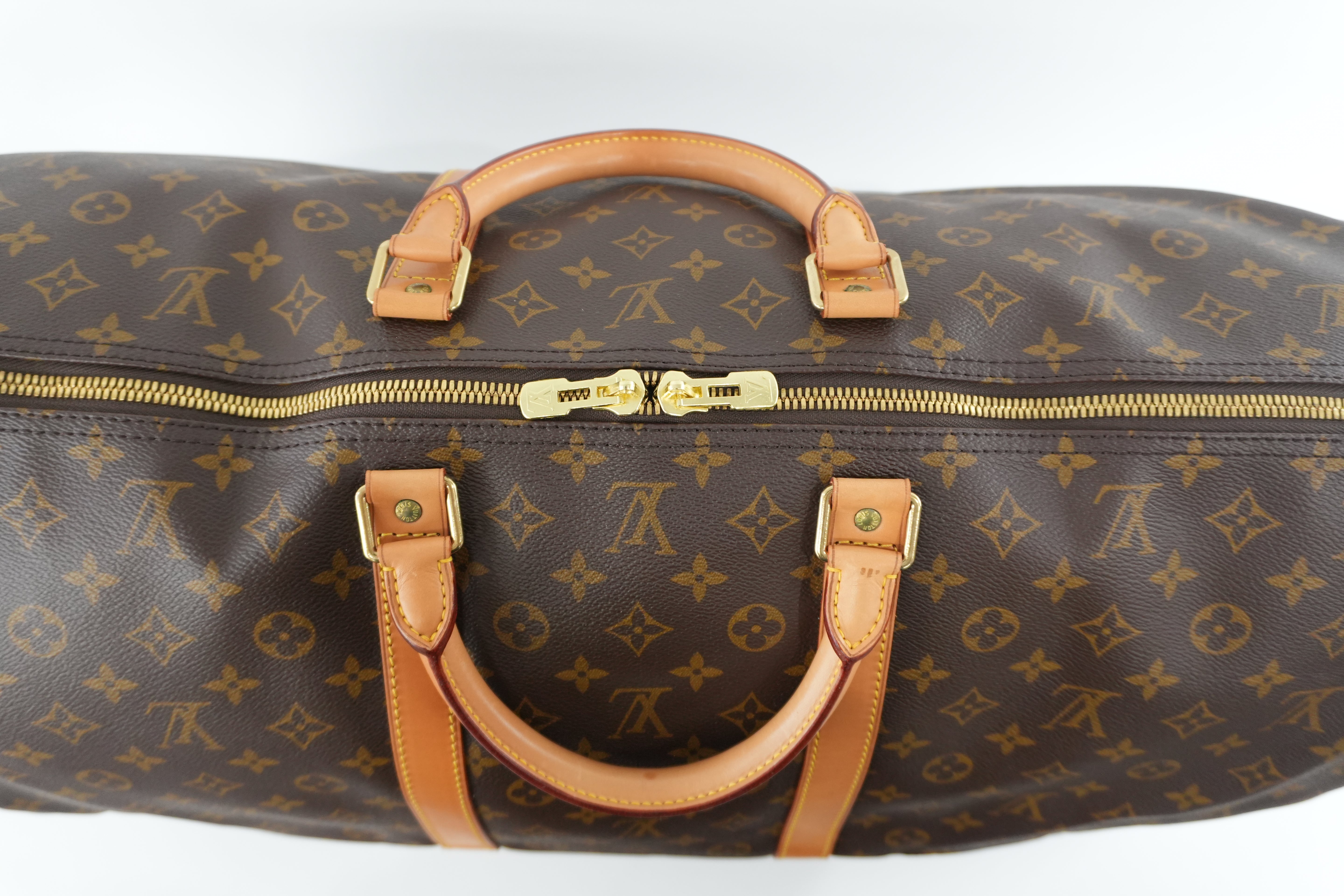 Pre-owned Louis Vuitton Monogram Keepall 60 Duffle Bag