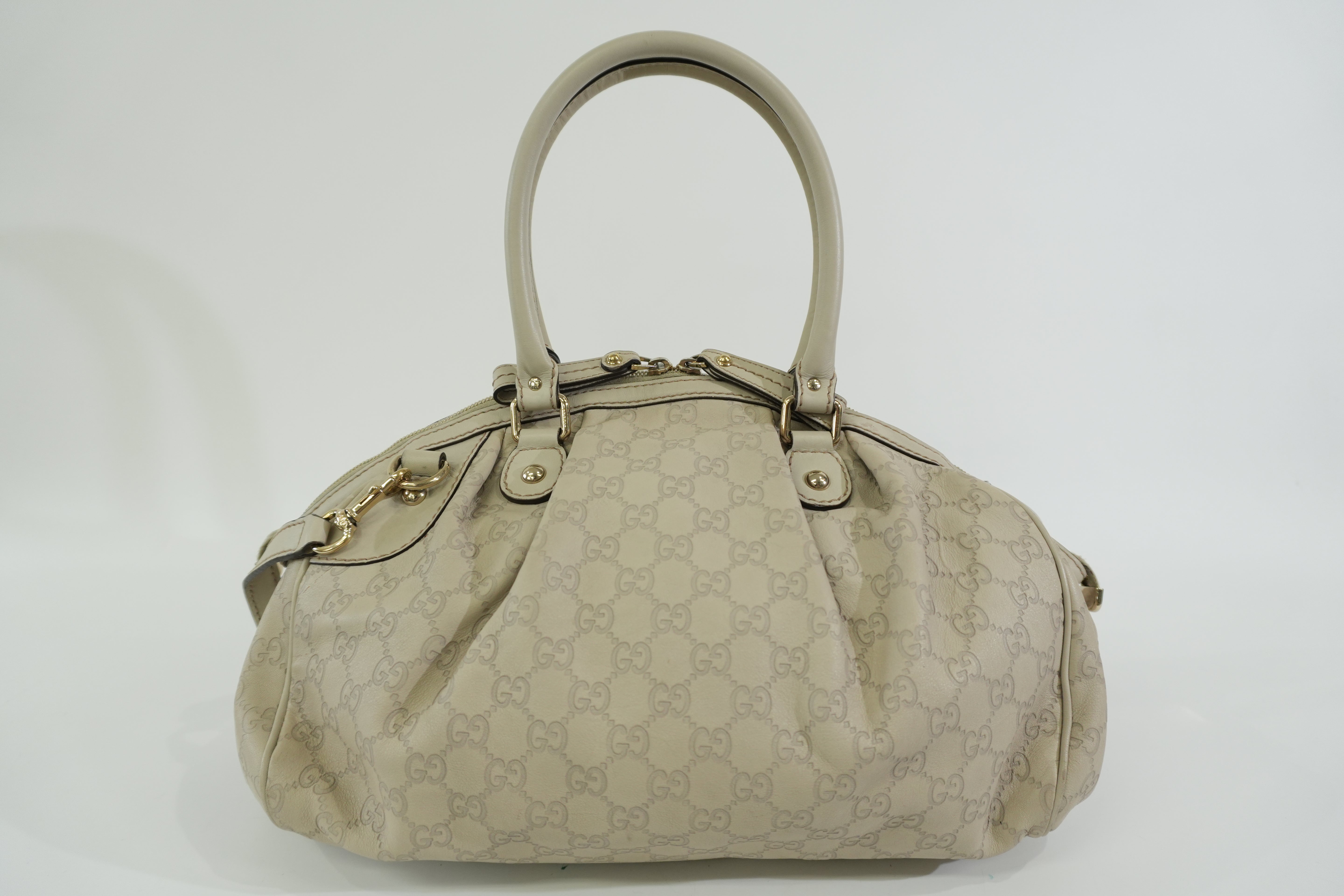 Pre-owned Gucci Two Way Sukey Shoulder Bag Ivory