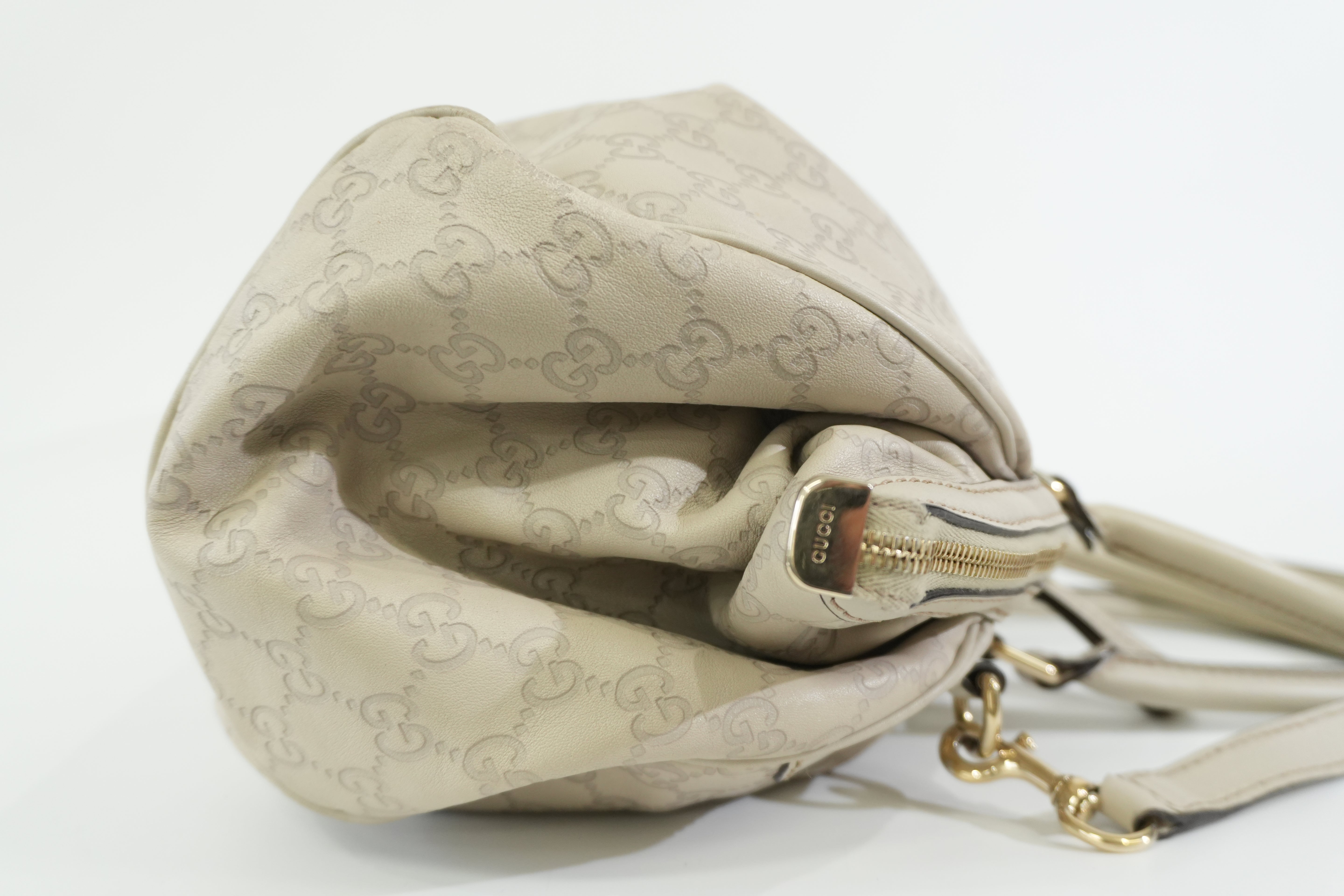 Pre-owned Gucci Two Way Sukey Shoulder Bag Ivory