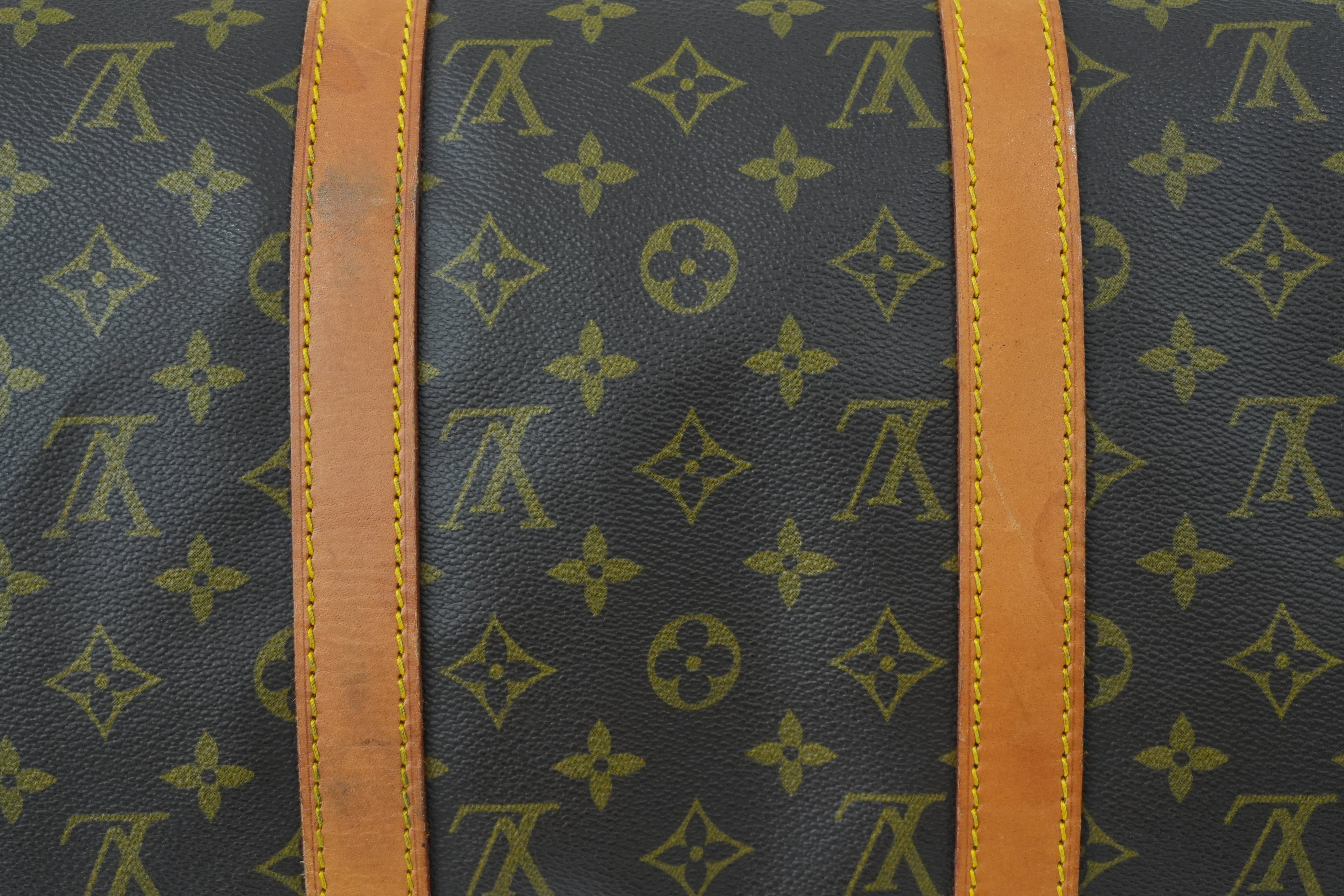 Louis Vuitton Monogram Keepall 50 Bandouliere No Strap Used