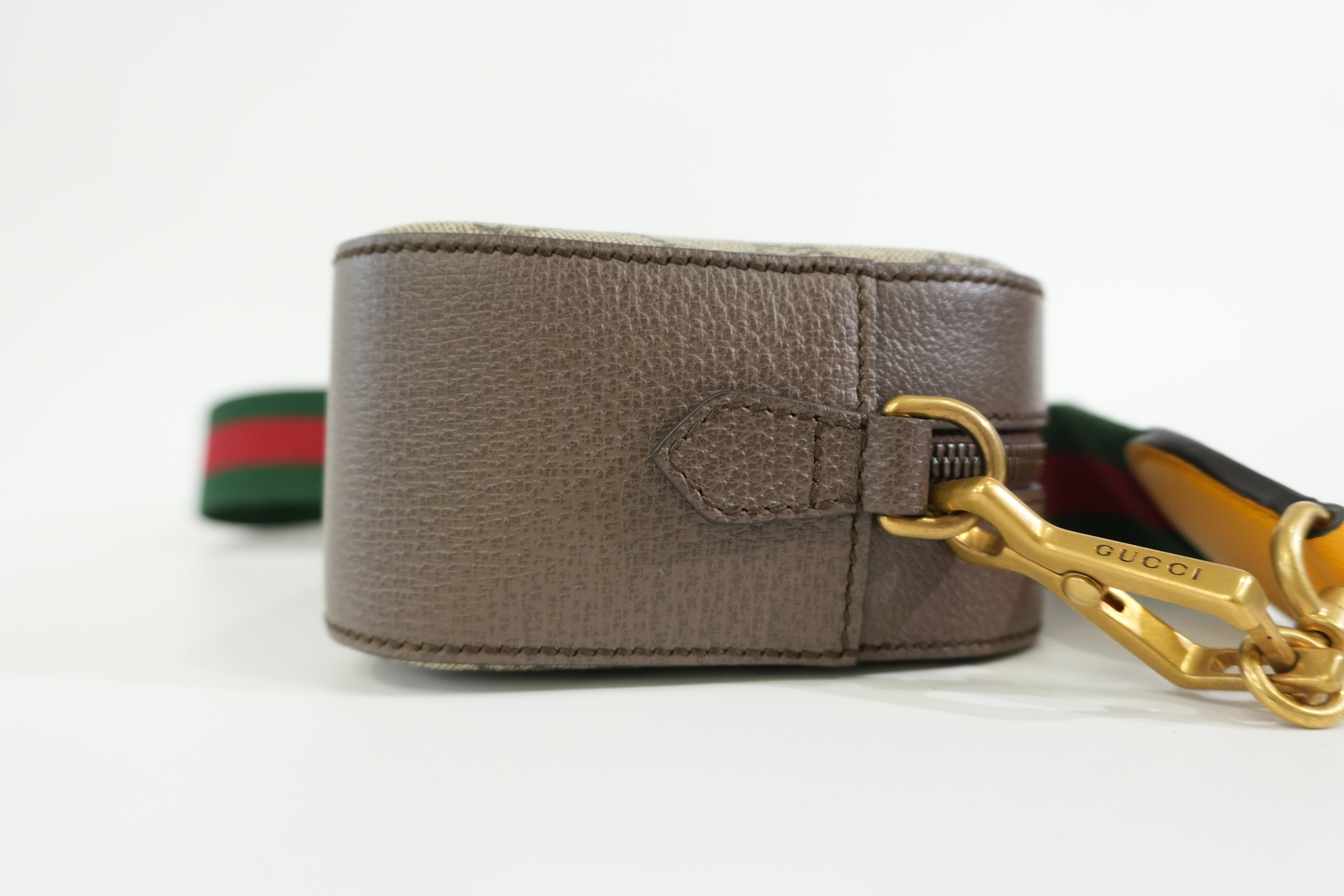 Pre-owned Gucci Neo Supreme Shoulder Bag Brown