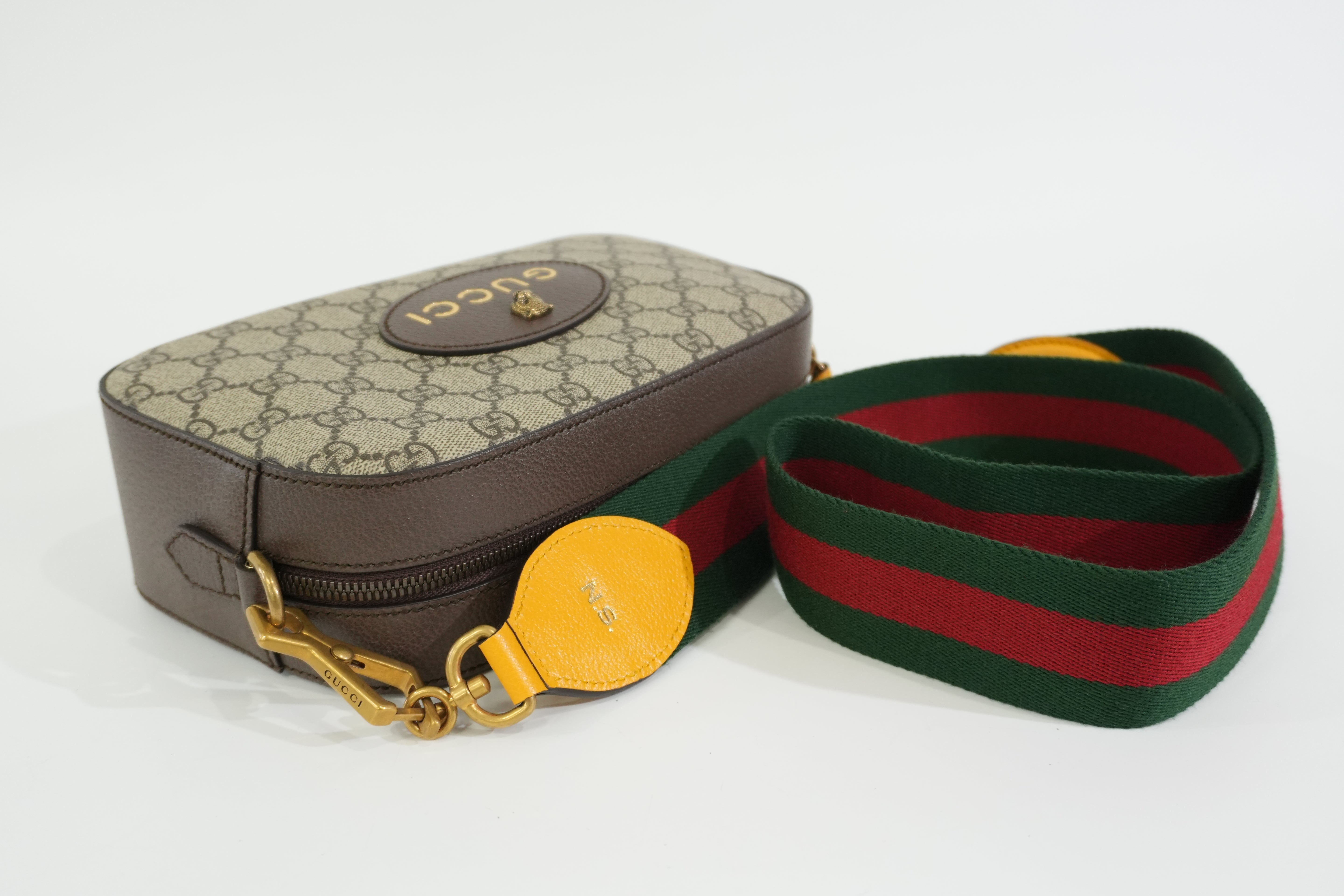 Pre-owned Gucci Neo Supreme Shoulder Bag Brown