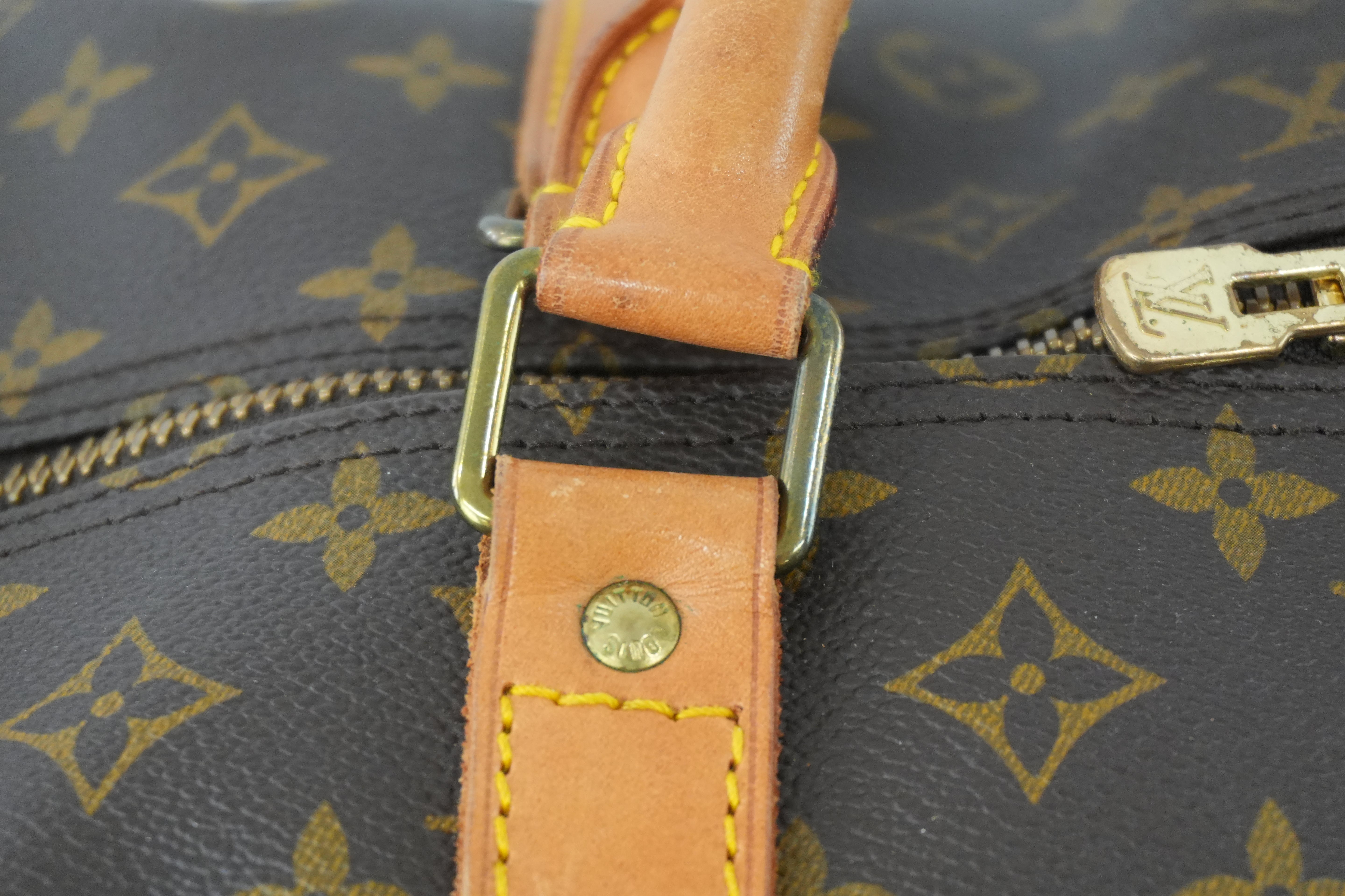 Pre-owned Louis Vuitton Monogram Keepall 60 Bandouliere