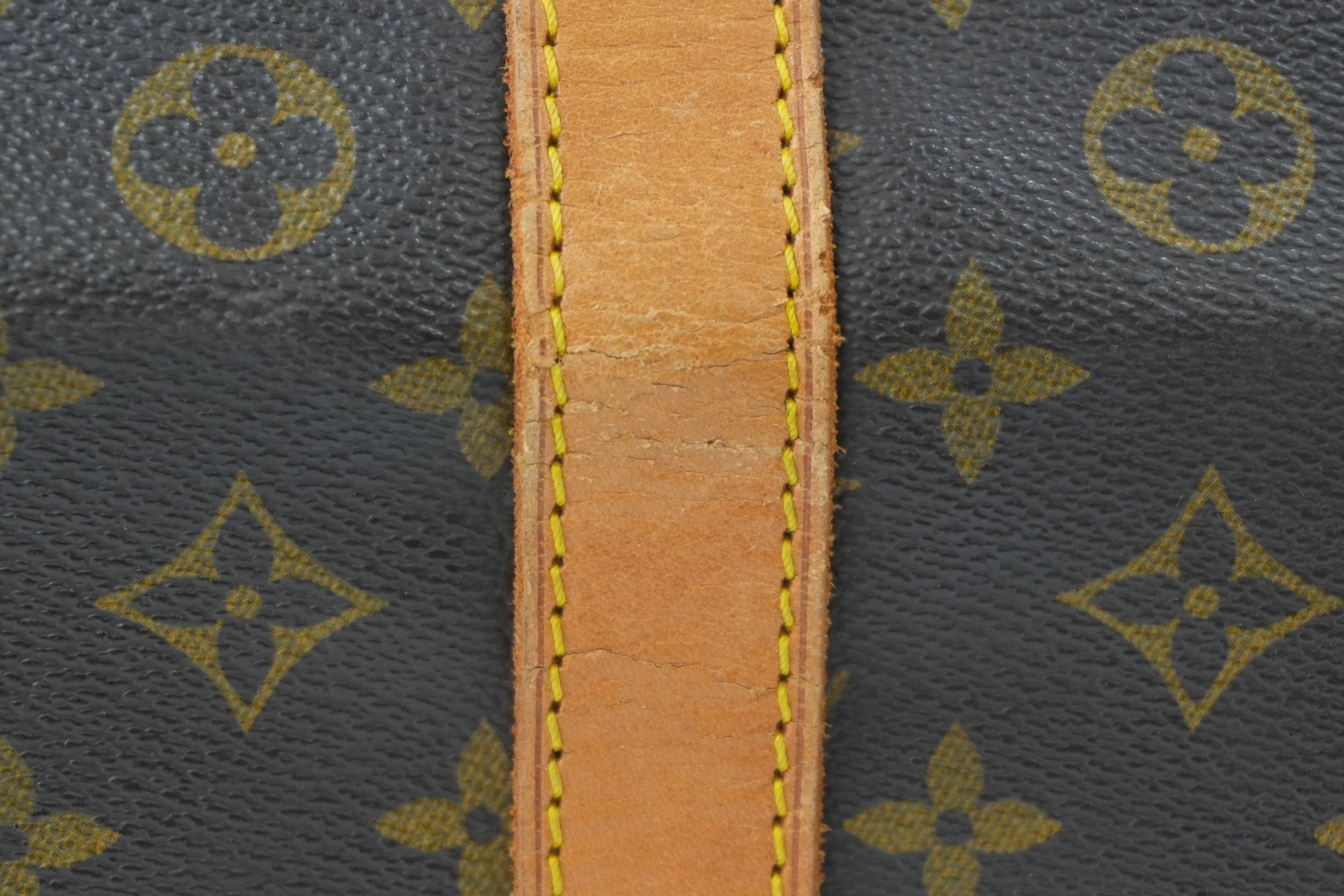 Pre-owned Louis Vuitton Monogram Keepall 60 Bandouliere