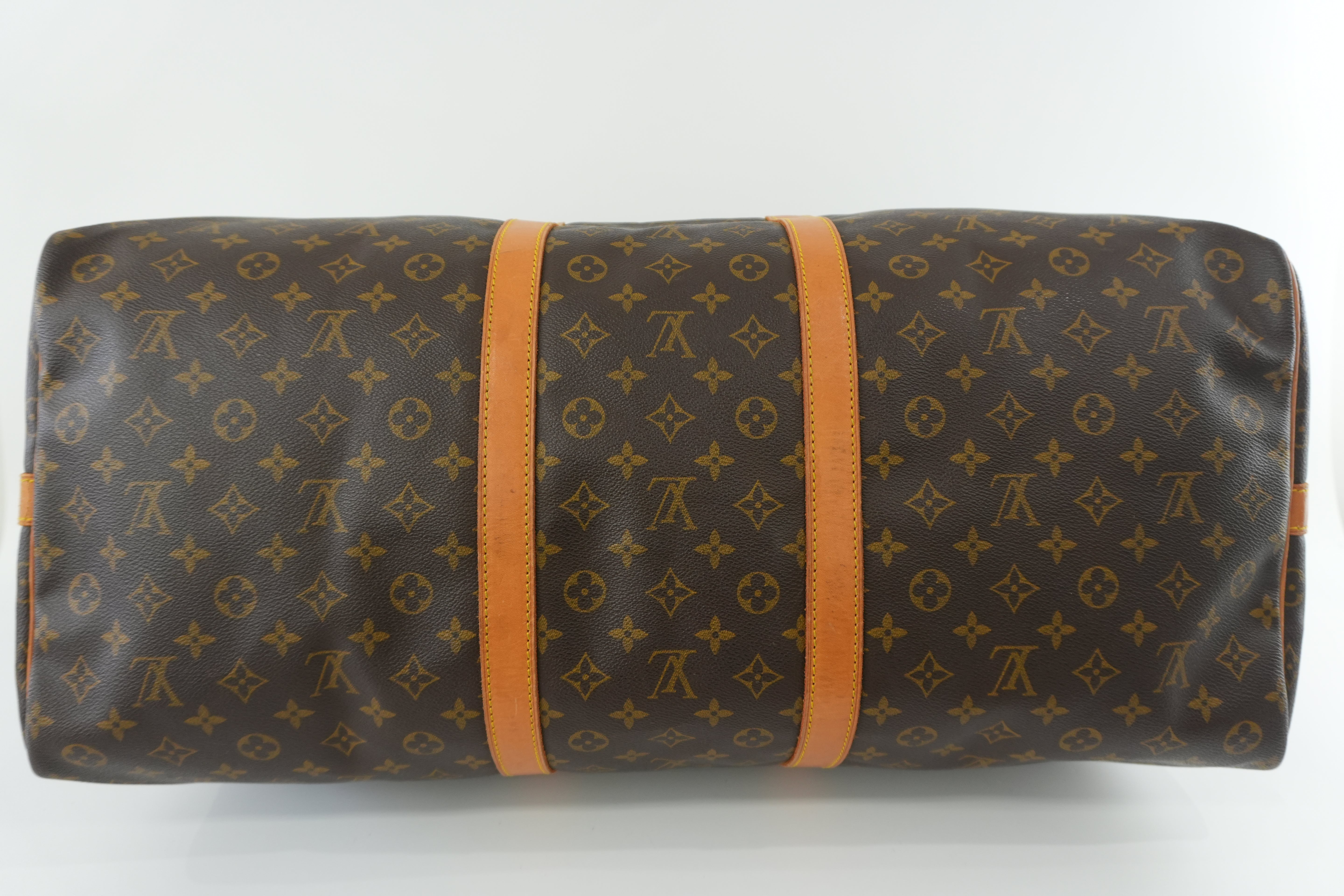 Pre-owned Louis Vuitton Monogram Keepall 60 Bandouliere