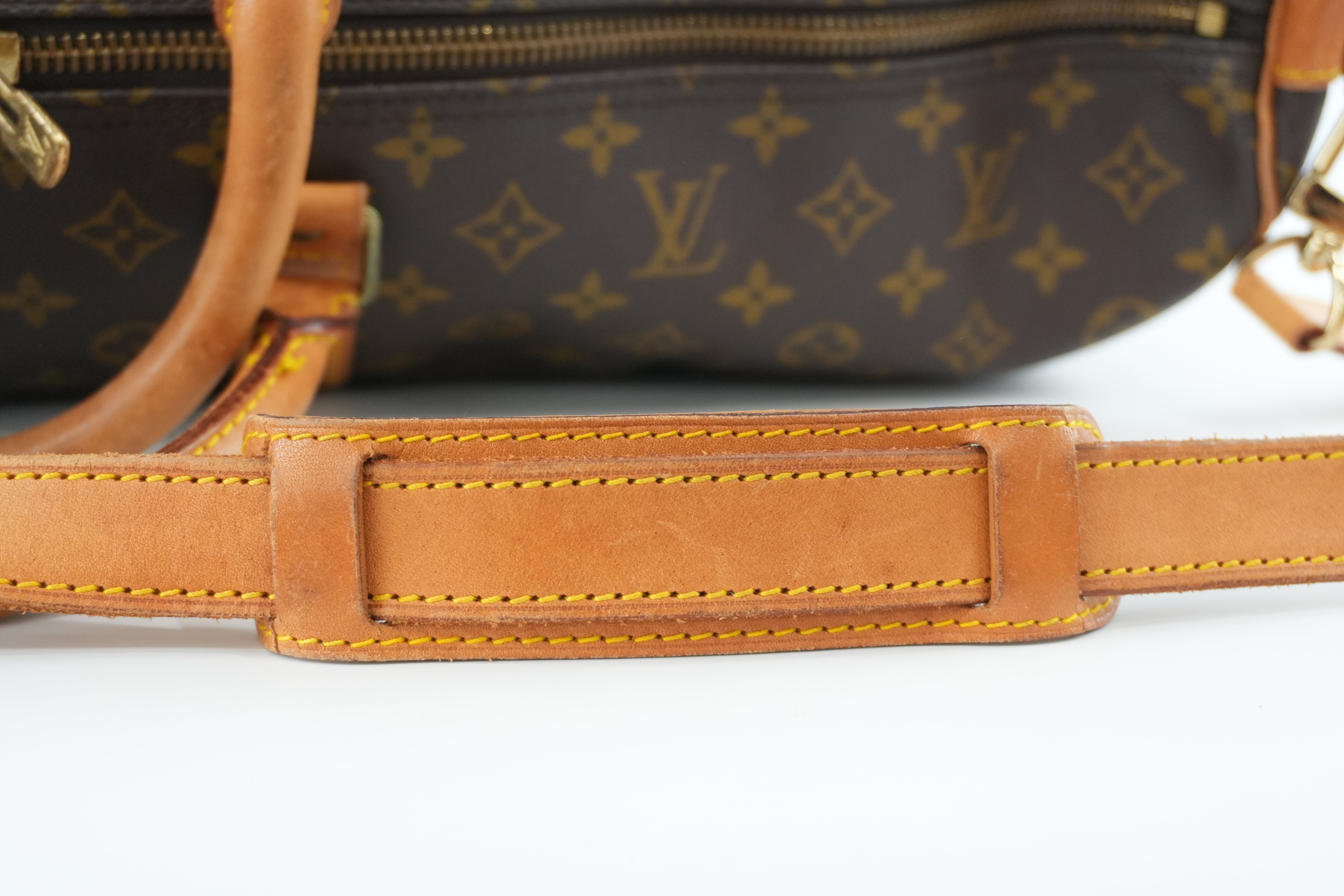 Pre-owned Louis Vuitton Monogram Keepall 60 Bandouliere