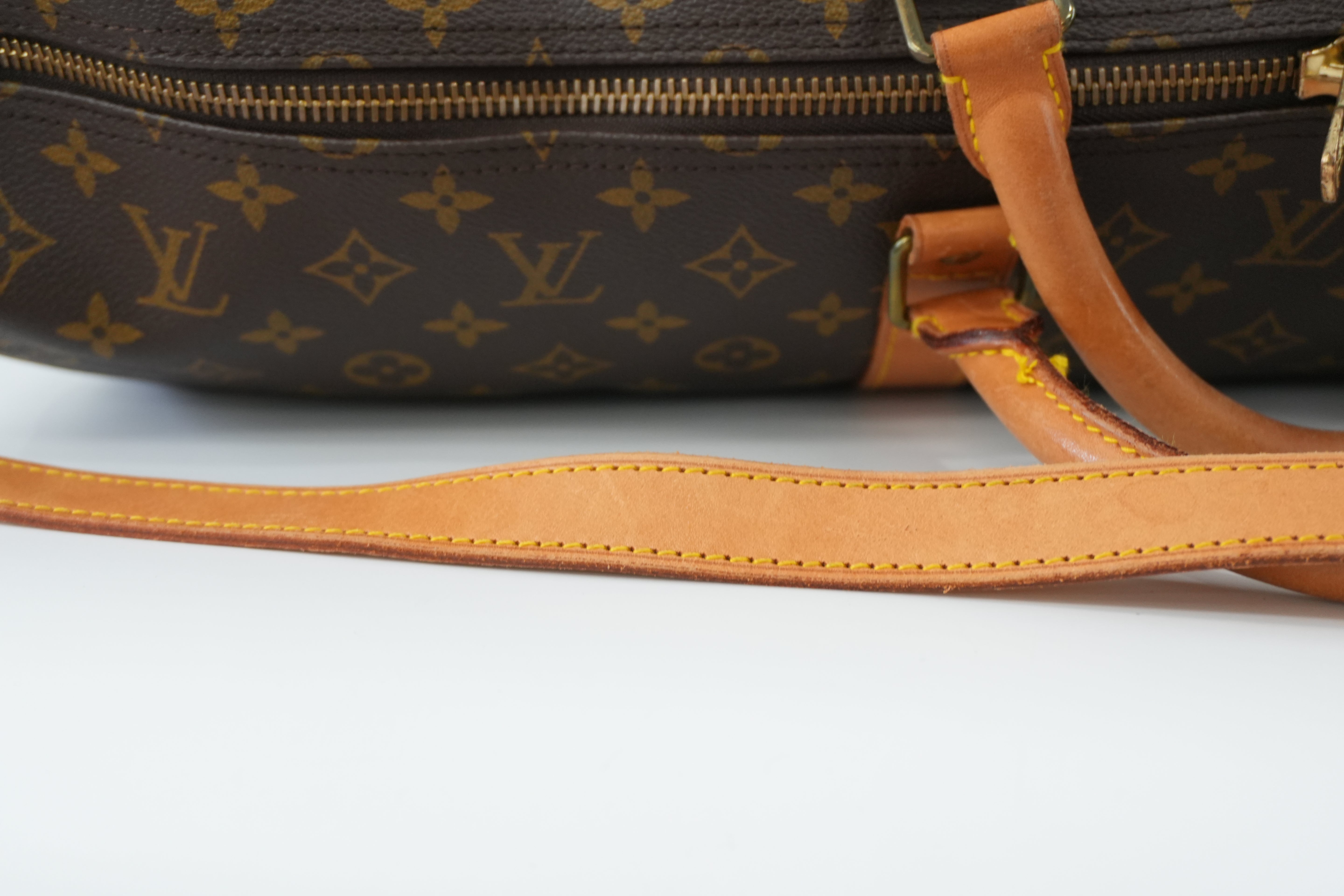 Pre-owned Louis Vuitton Monogram Keepall 60 Bandouliere