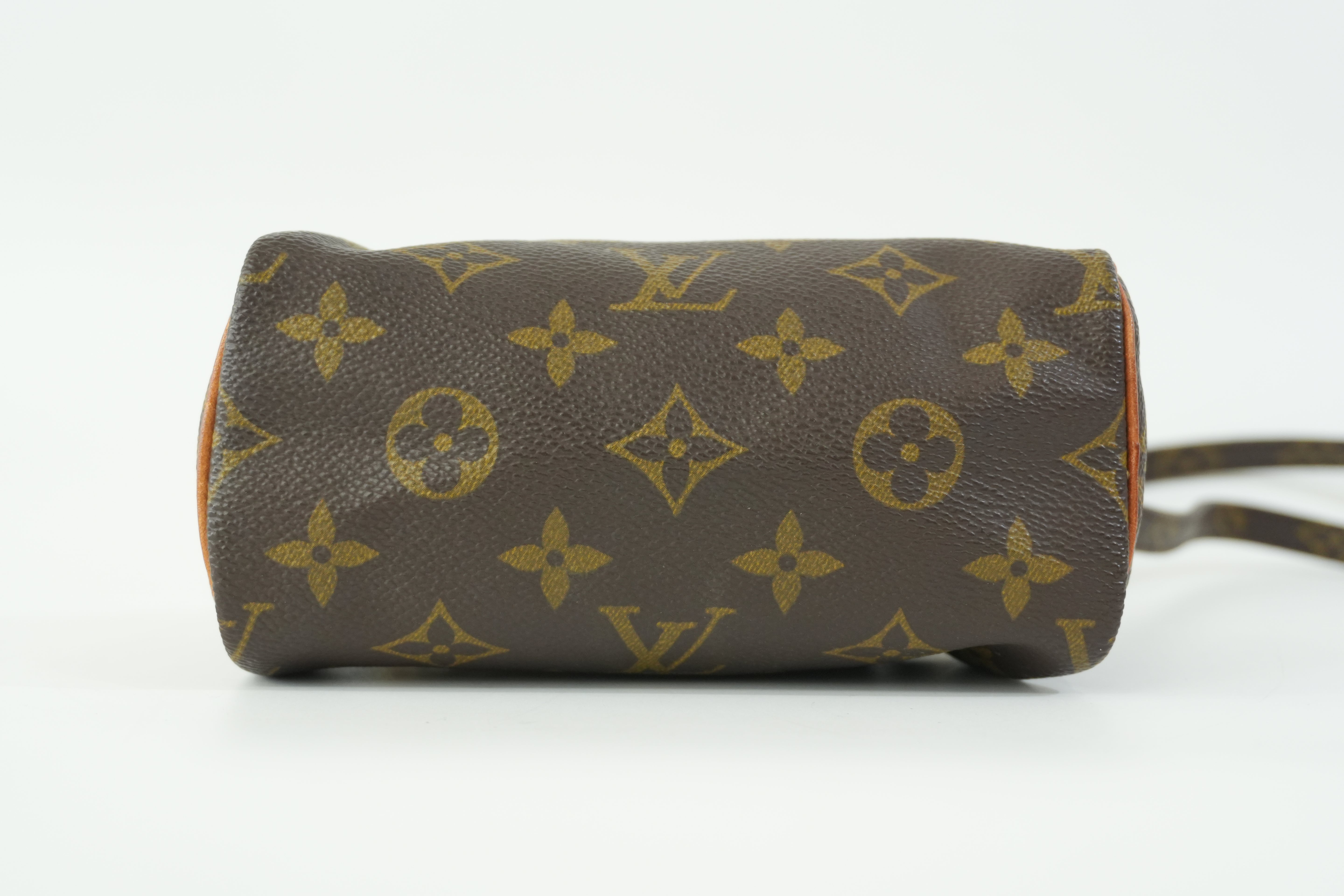 Pre-owned Louis Vuitton Monogram Mini Speedy with Strap