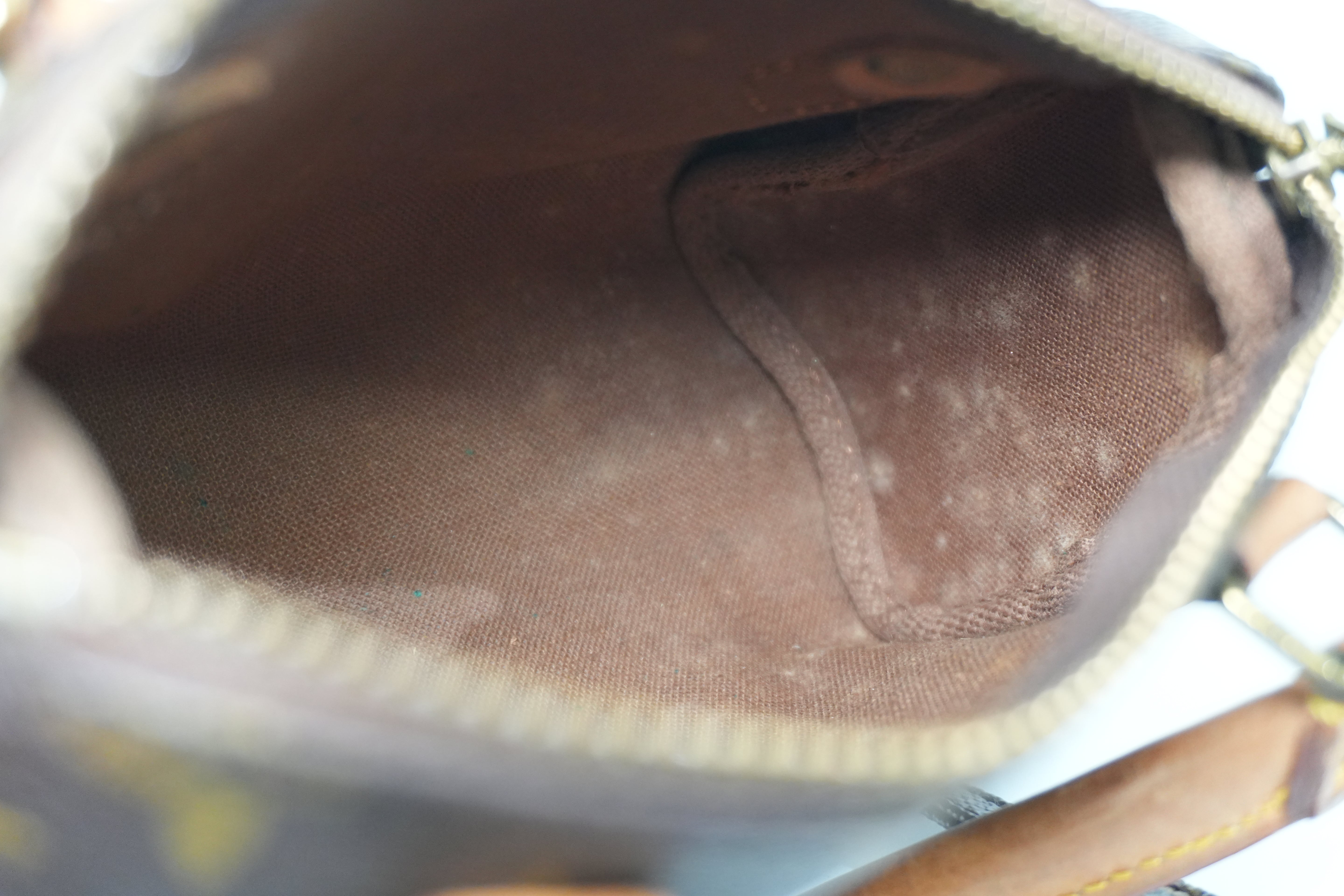 Pre-owned Louis Vuitton Monogram Mini Speedy with Strap
