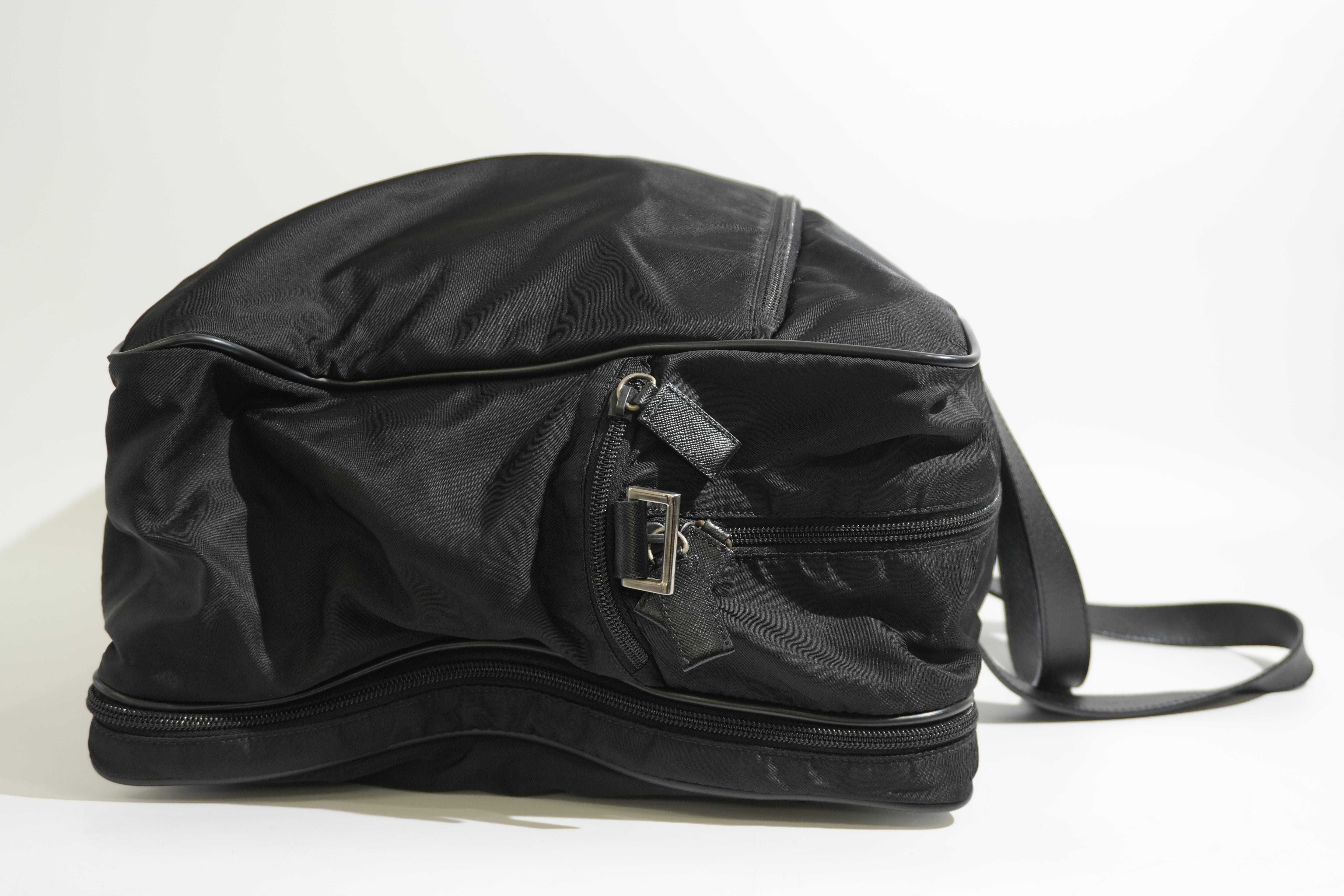 Pre-owned Prada Travel Tote Bag Black