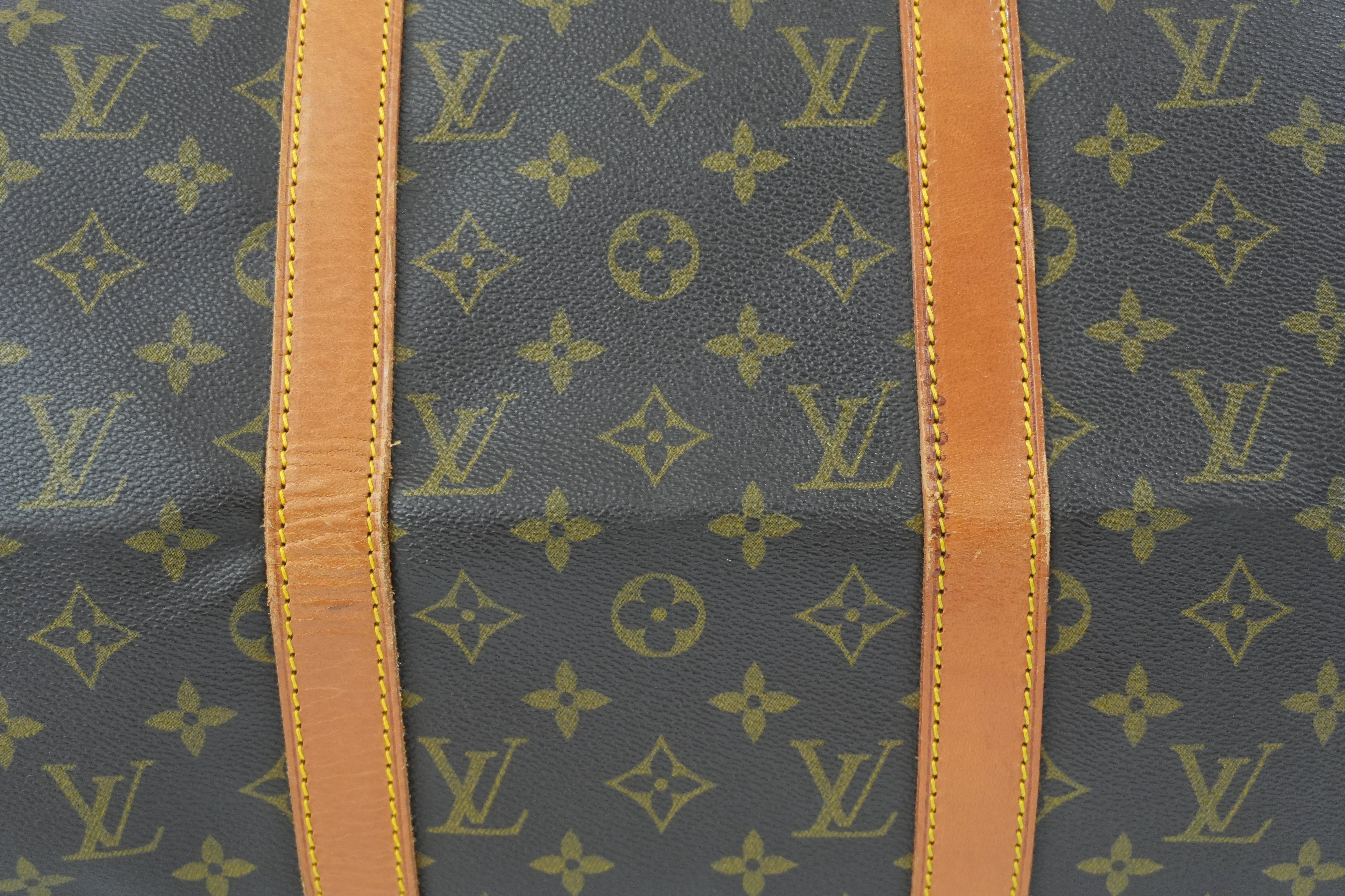 Louis Vuitton Monogram Keepall 50 Duffle Bag Used