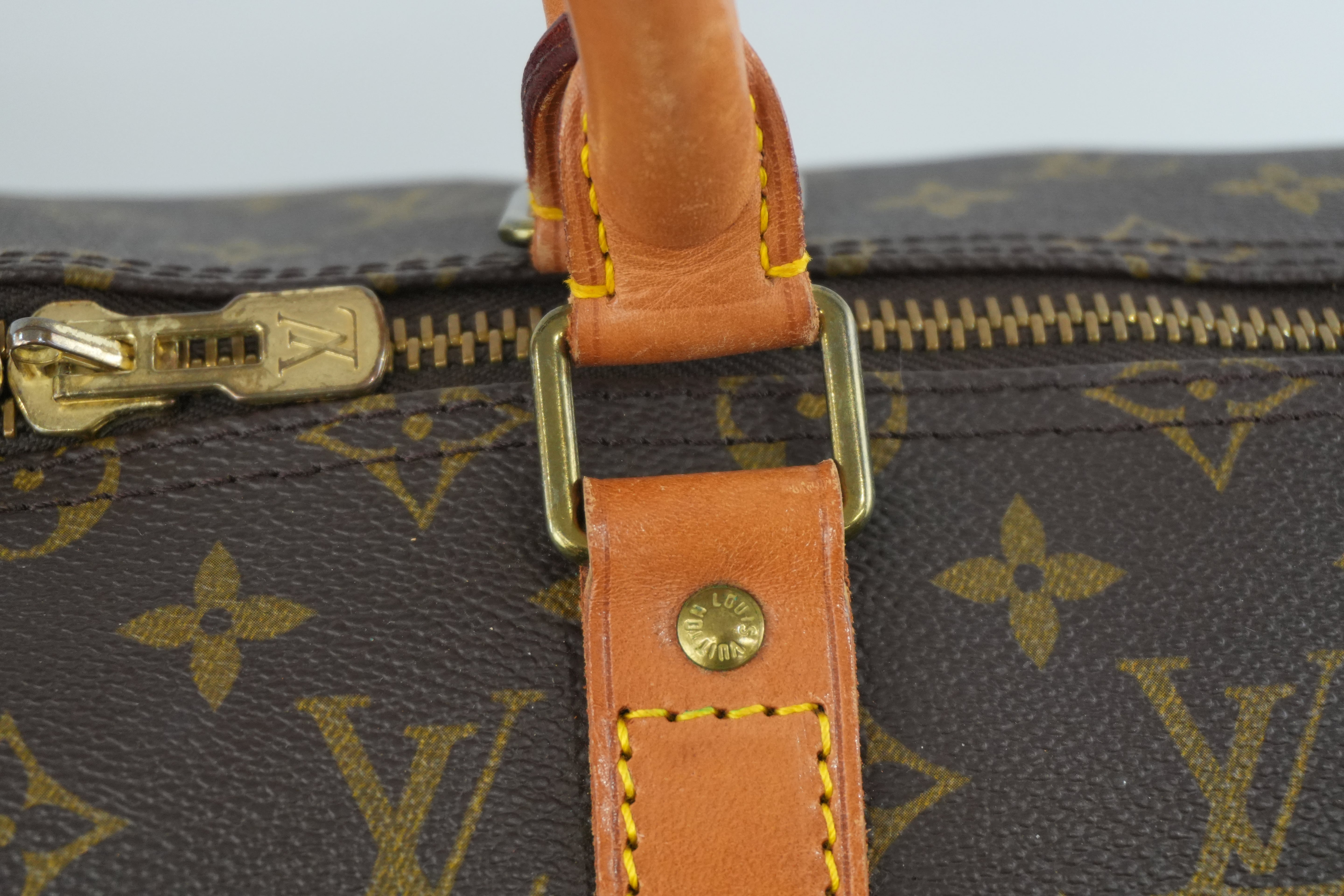 Louis Vuitton Monogram Keepall 50 Duffle Bag Used