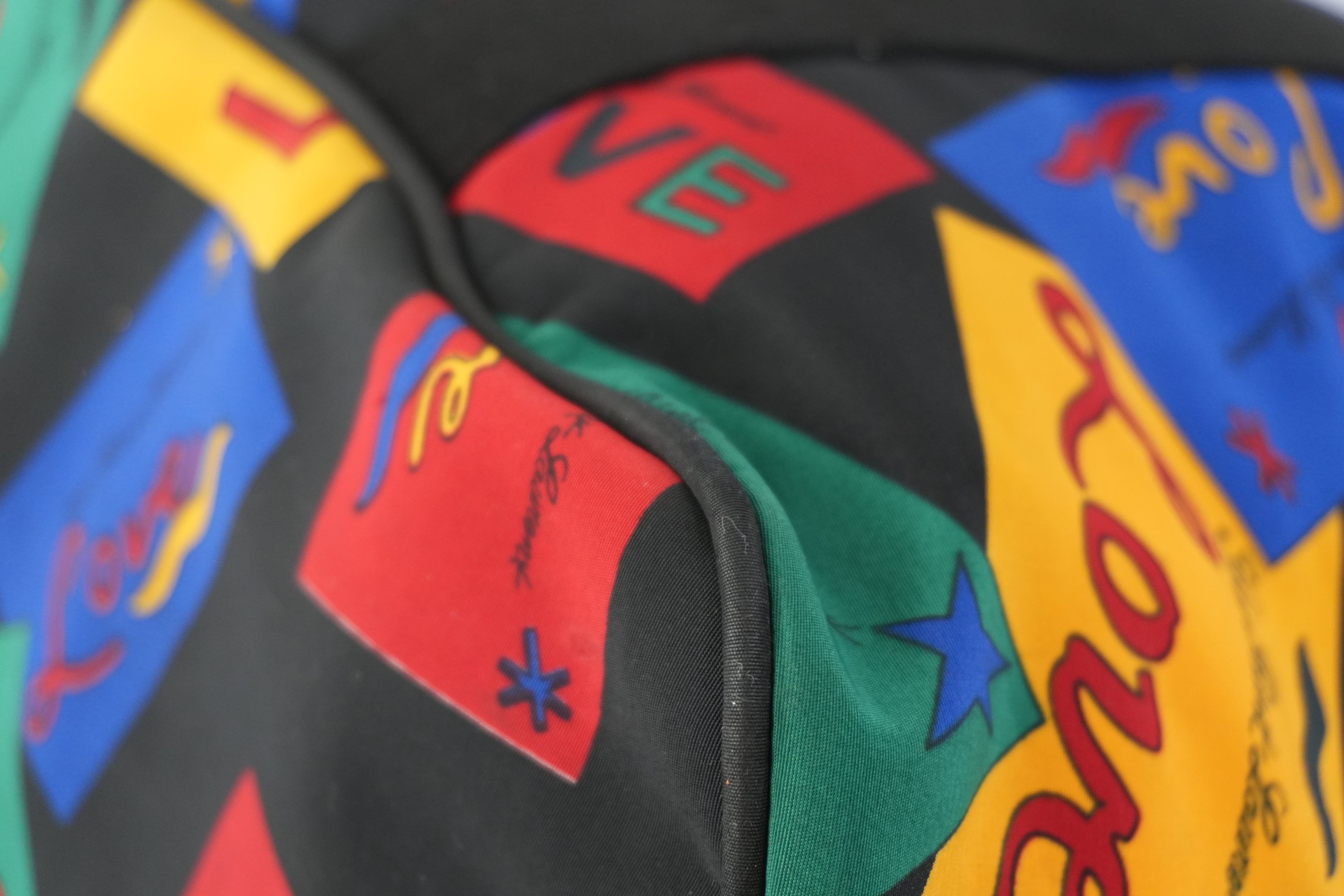 Pre-owned Saint Laurent Nylon Travel Bag Multicolor