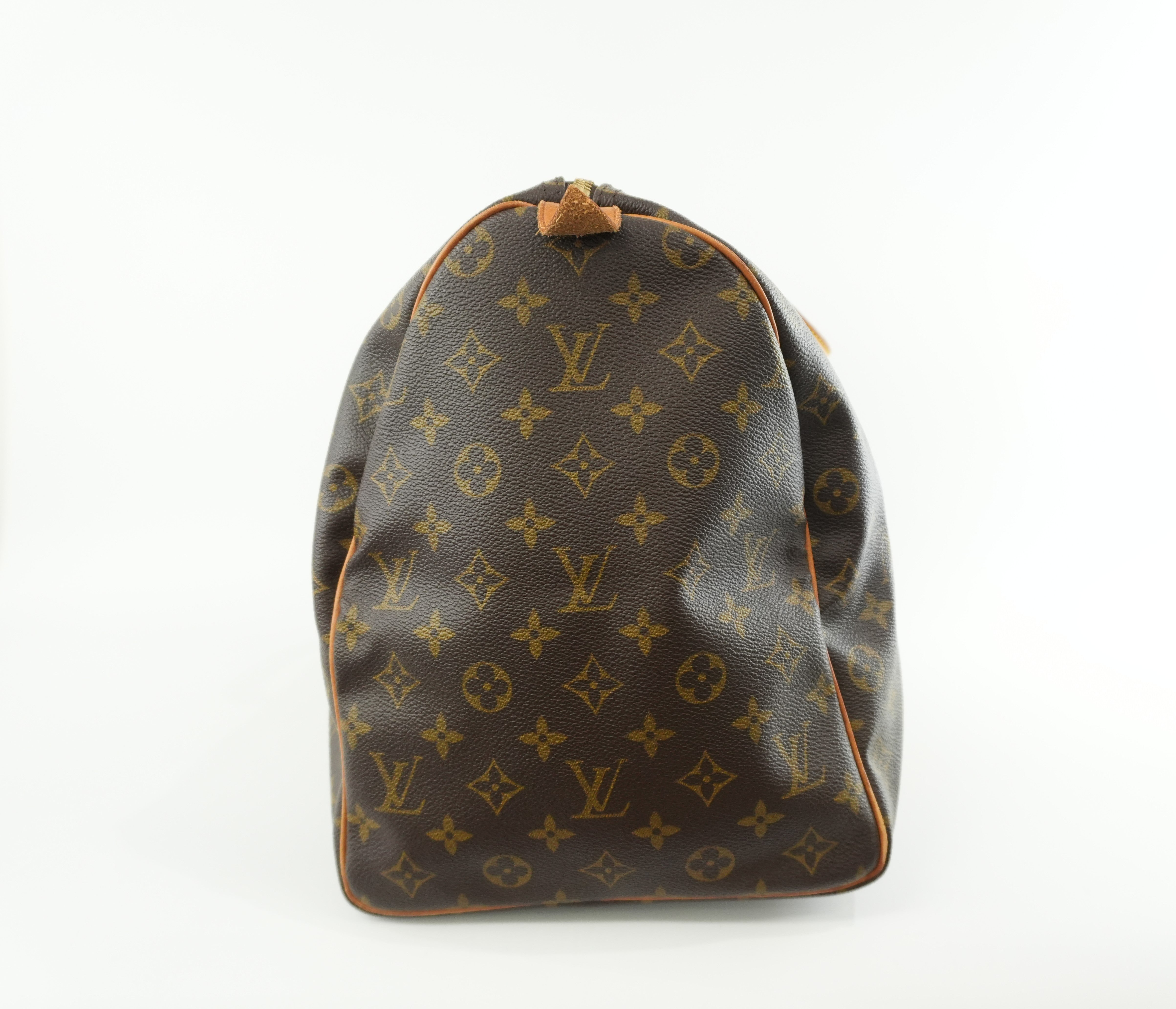 Louis Vuitton Monogram Keepall 50 Duffle Bag Used