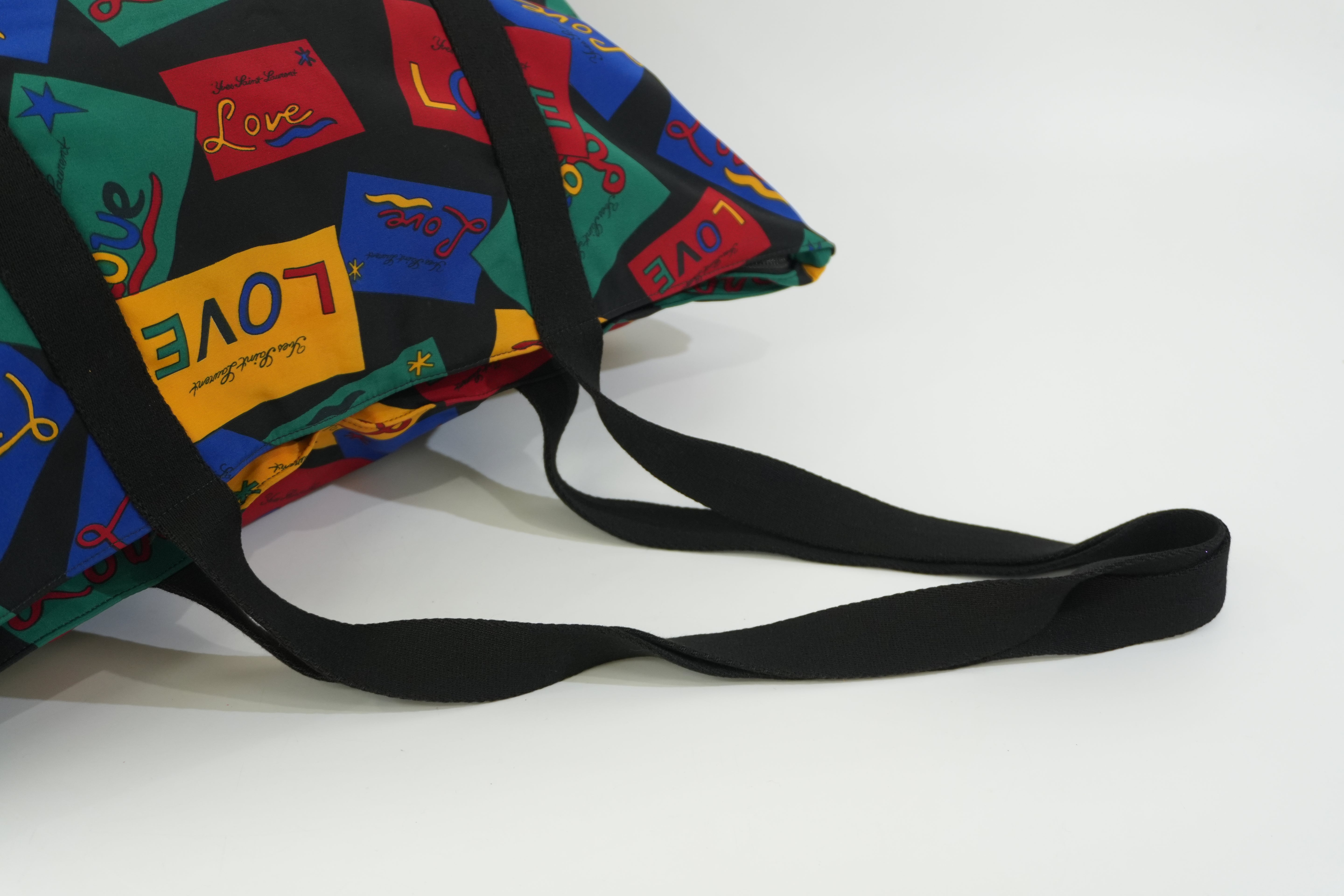 Pre-owned Saint Laurent Nylon Travel Bag Multicolor